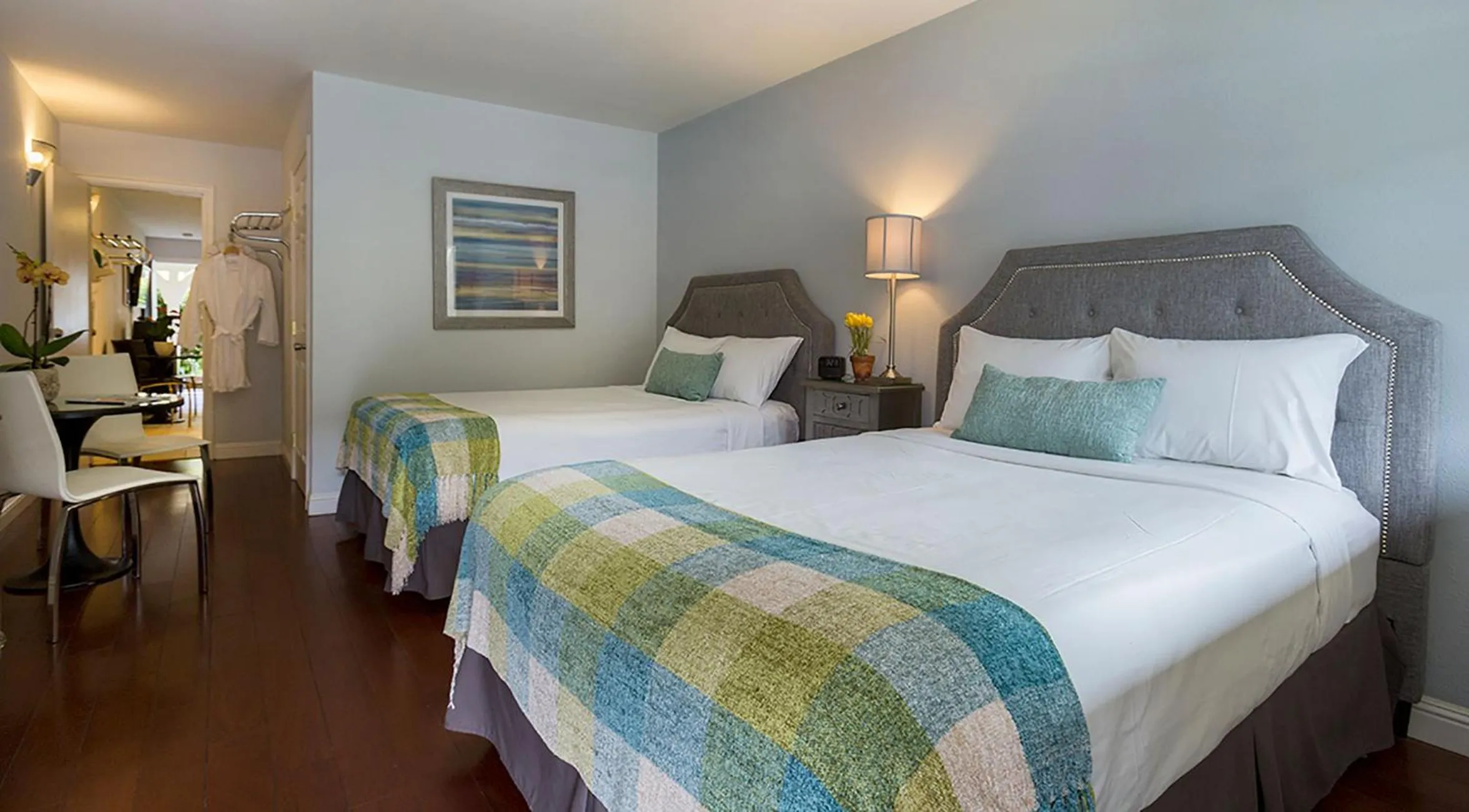 Bed in The Lodge at Blue Lakes