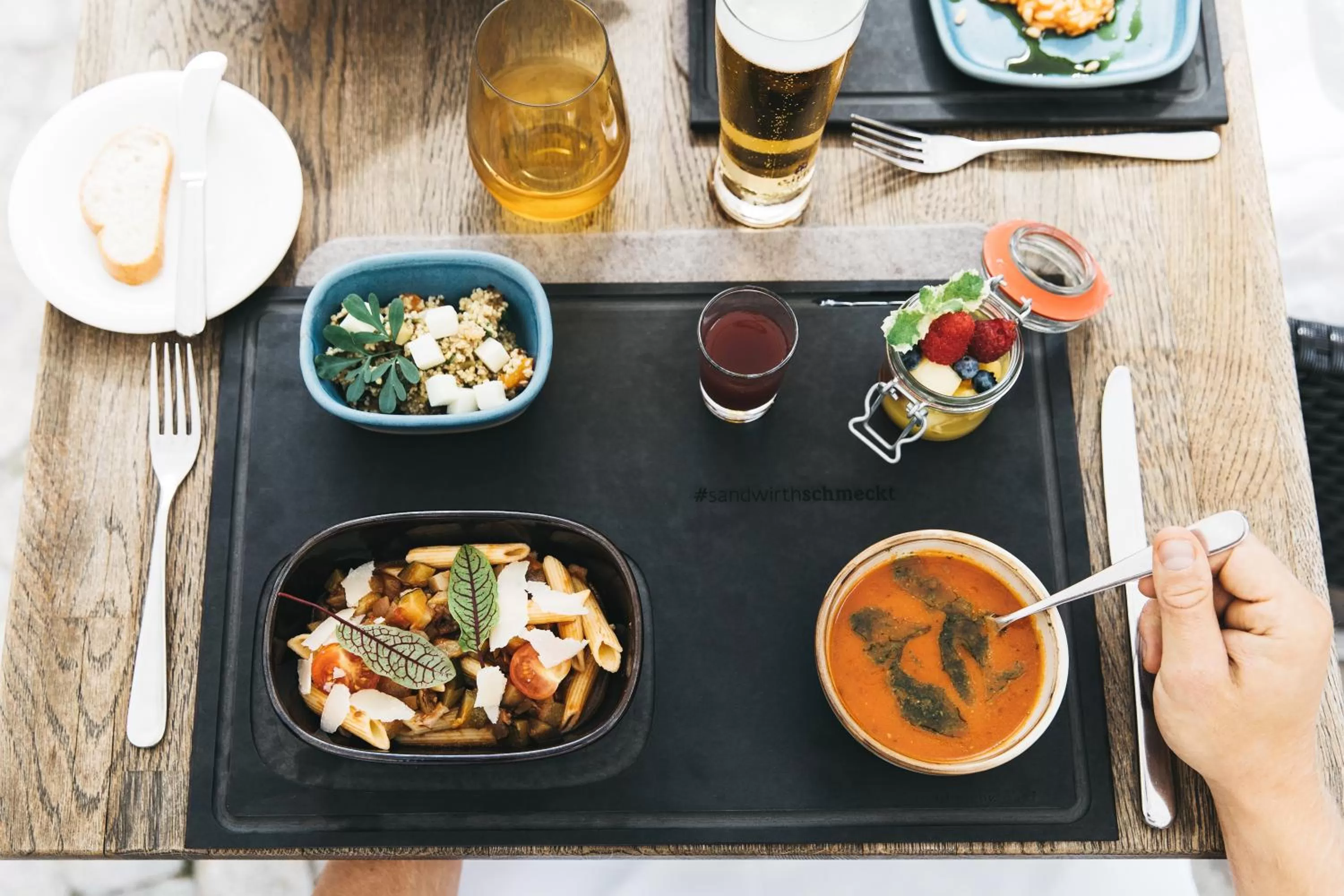 Restaurant/places to eat in Hotel Sandwirth