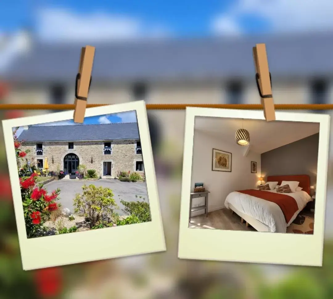 Deluxe Double Room with Shower in La Maison Keribin Deluxe Double Room with Shower in La Maison Keribin