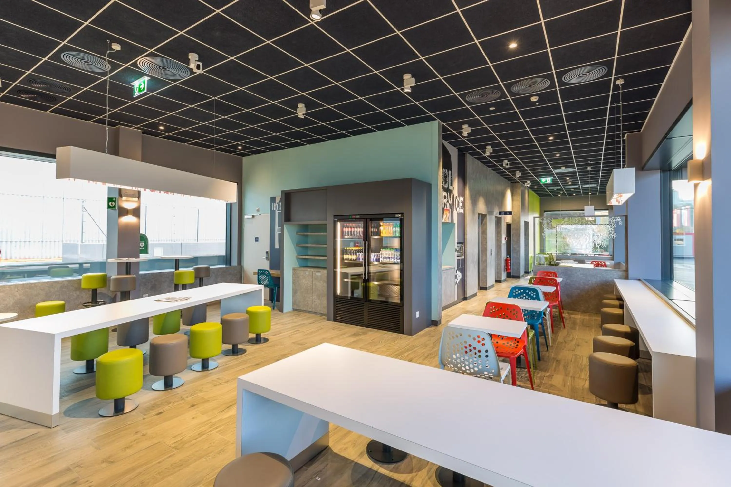 Lobby or reception in ibis budget Geneve Palexpo Aeroport
