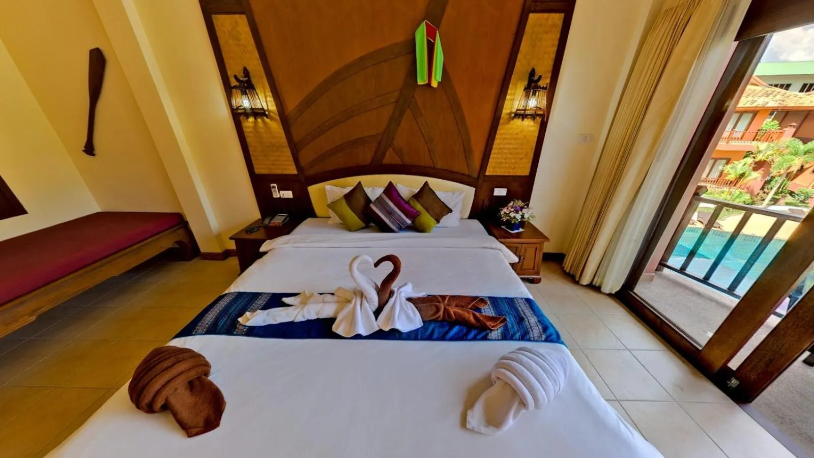 Bed in Andamanee Boutique Resort Aonang Krabi - Free Beach Shuttle