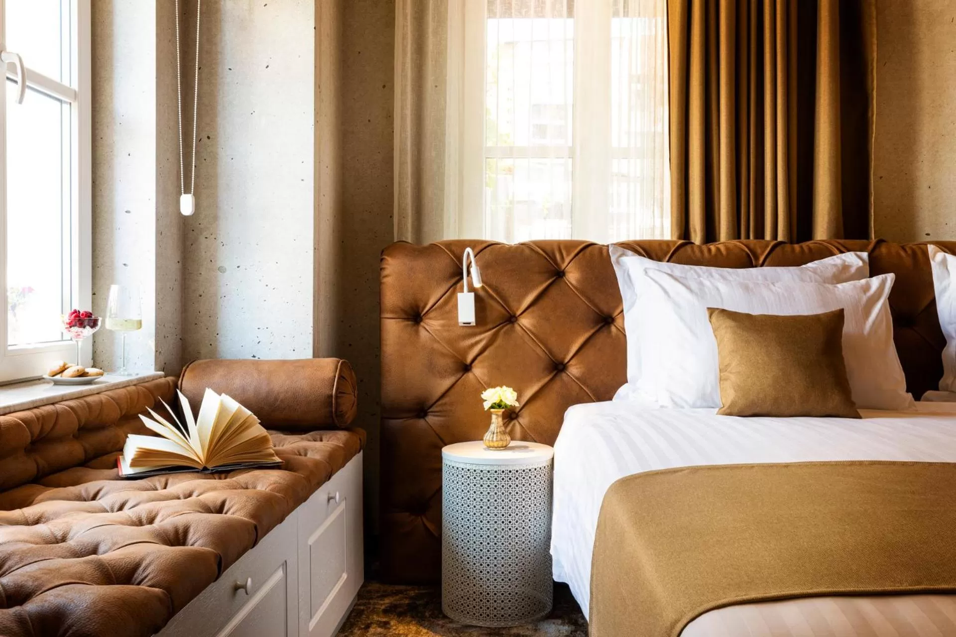 Decorative detail, Bed in Gallery 37 Powered by ASTON