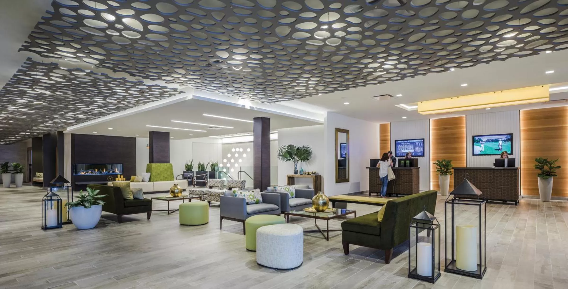 Lobby or reception in The Ridge Hotel