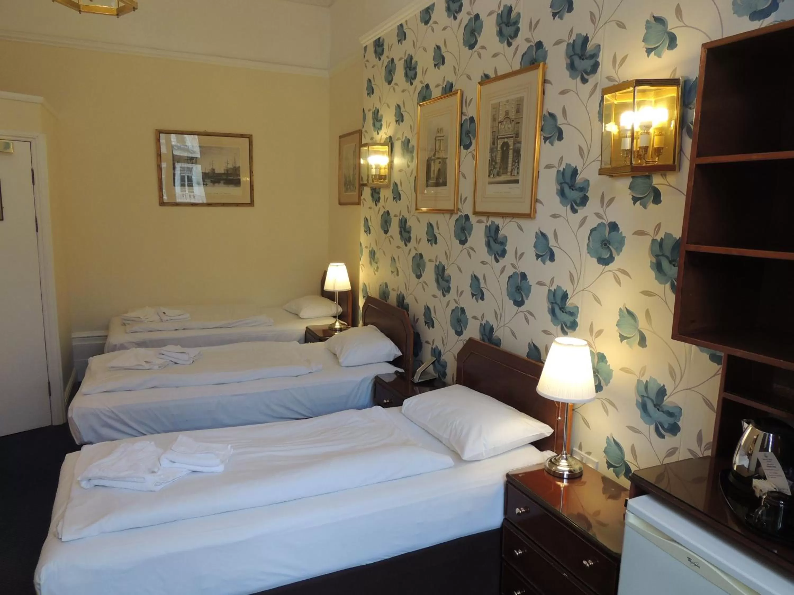 Coffee/tea facilities, Bed in Dolphin Hotel