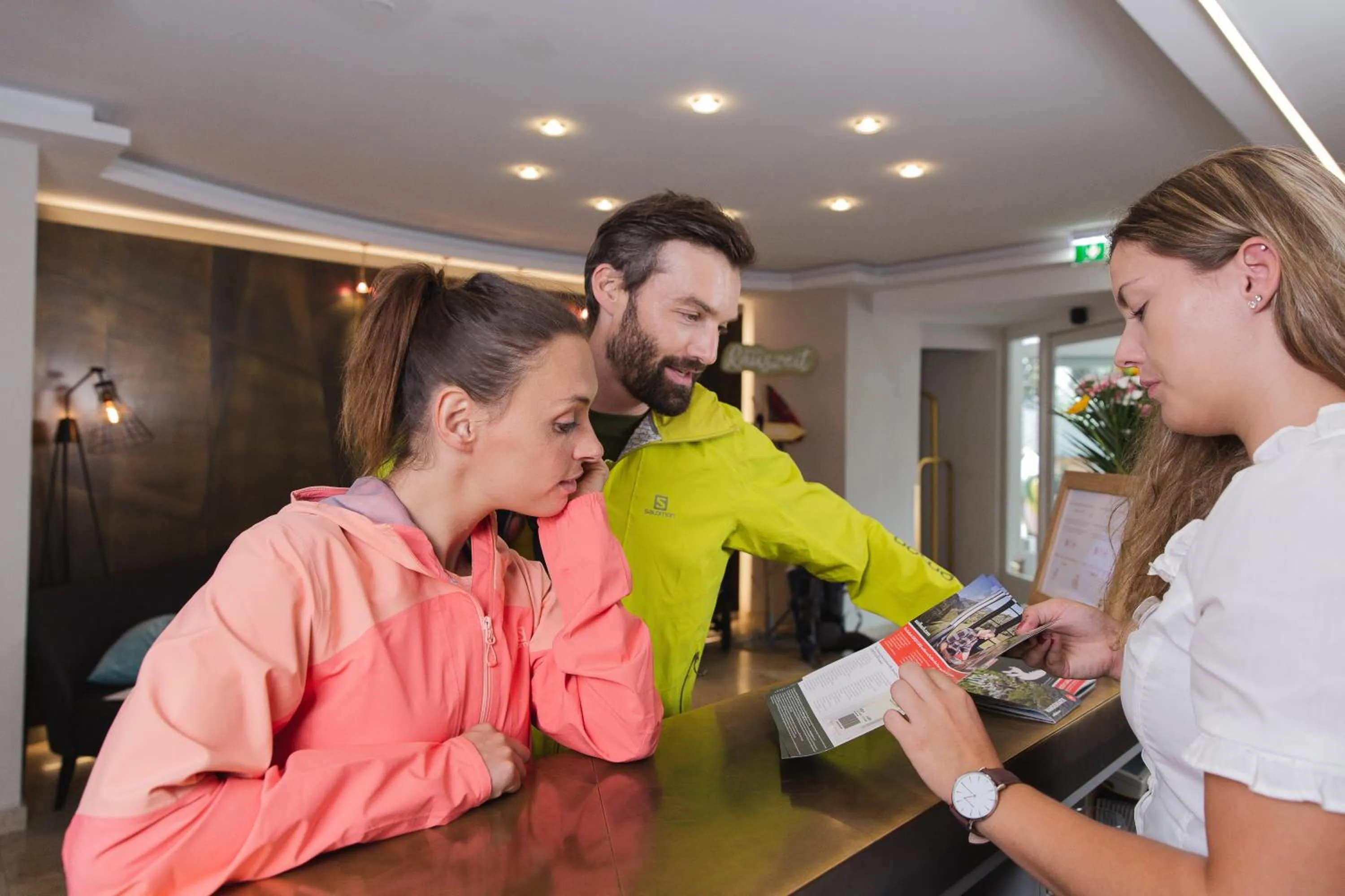 Lobby or reception in JUFA Alpenhotel Saalbach