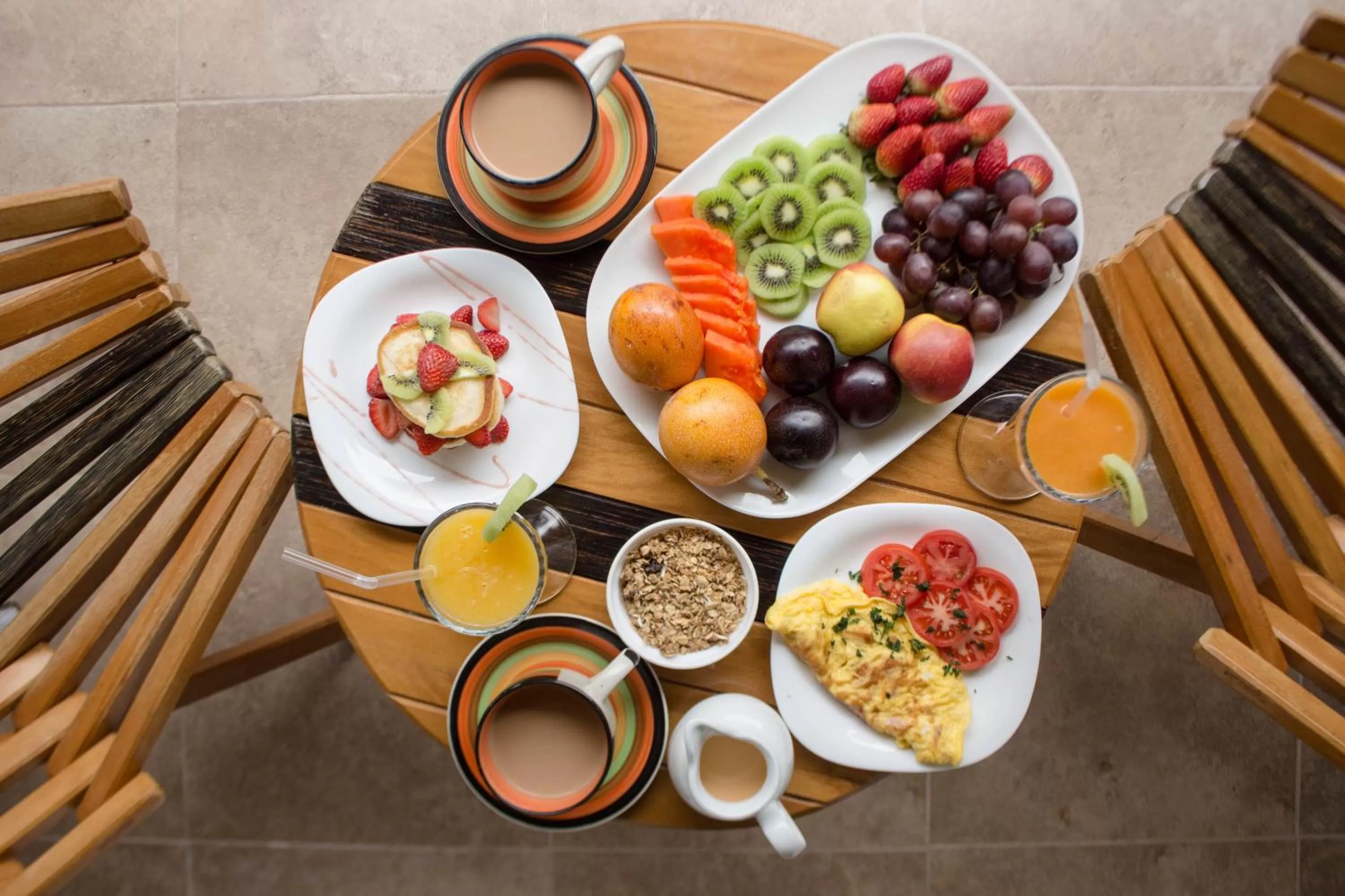 Buffet breakfast in Aldea Real Eco Friendly