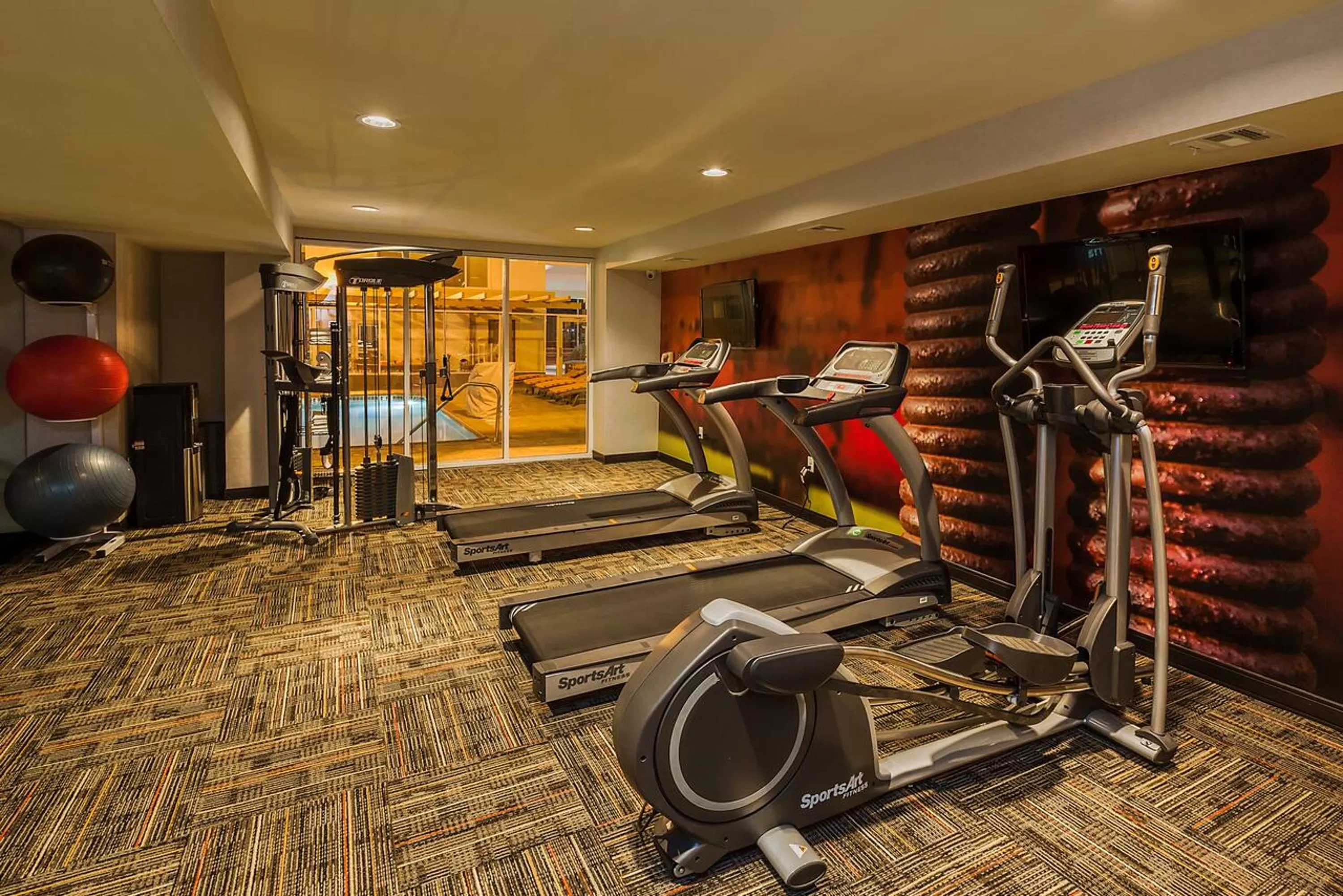 Fitness centre/facilities in Hotel Indigo Anaheim by IHG