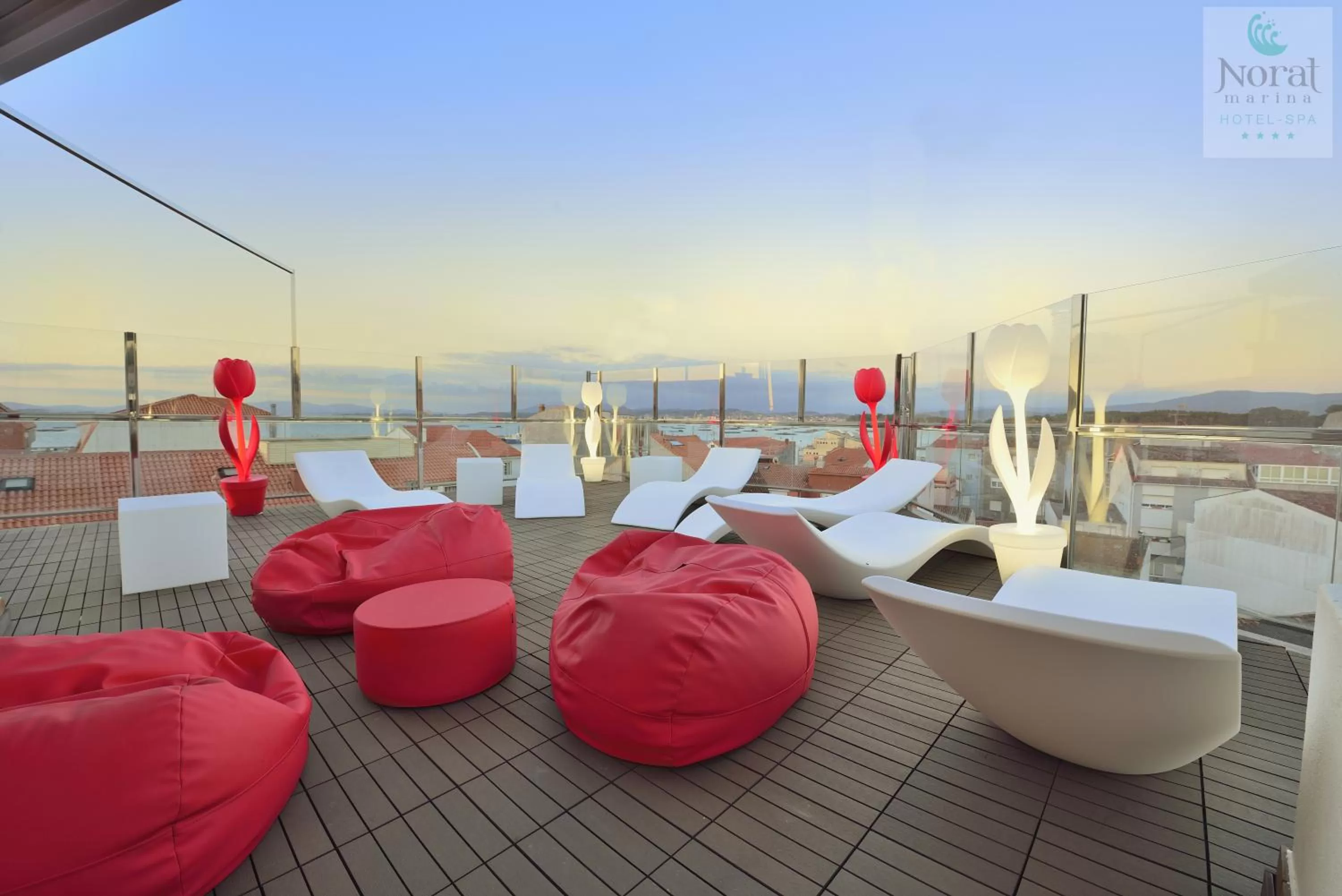 Balcony/Terrace in Hotel Norat Marina & Spa 4* Superior