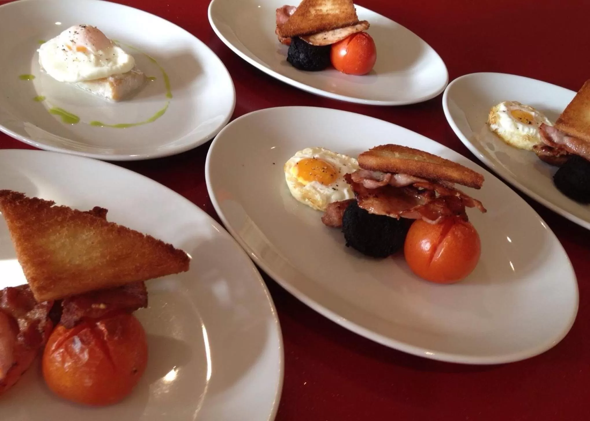 Food close-up in Ramsey House