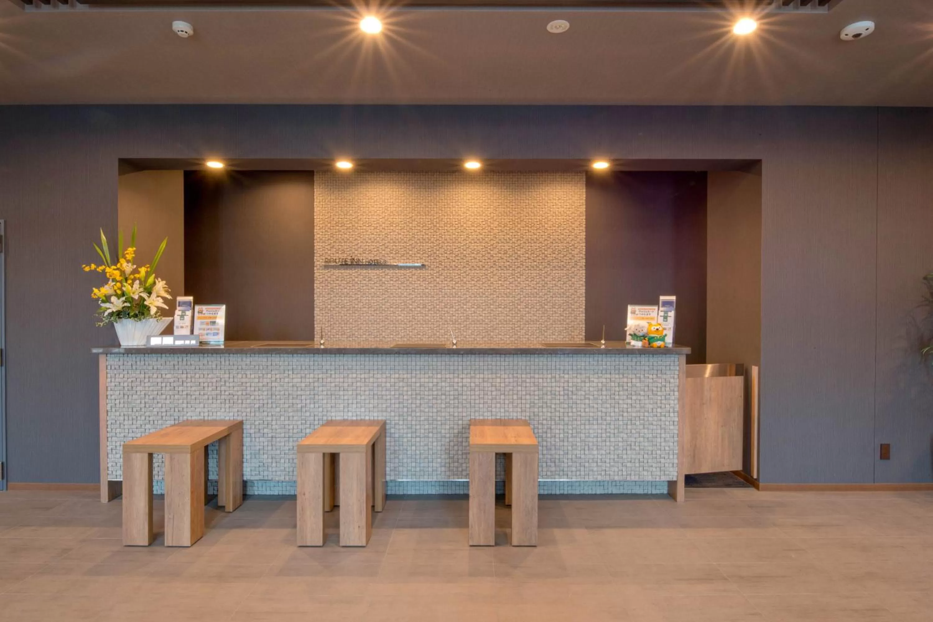 Lobby or reception in Hotel Route Inn Takamatsu Yashima