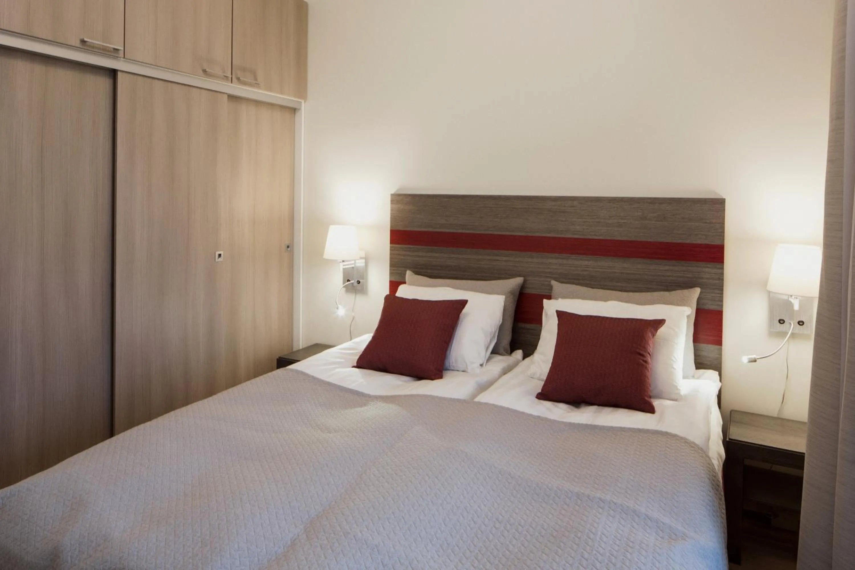 Bed in Holiday Club Saimaa Apartments