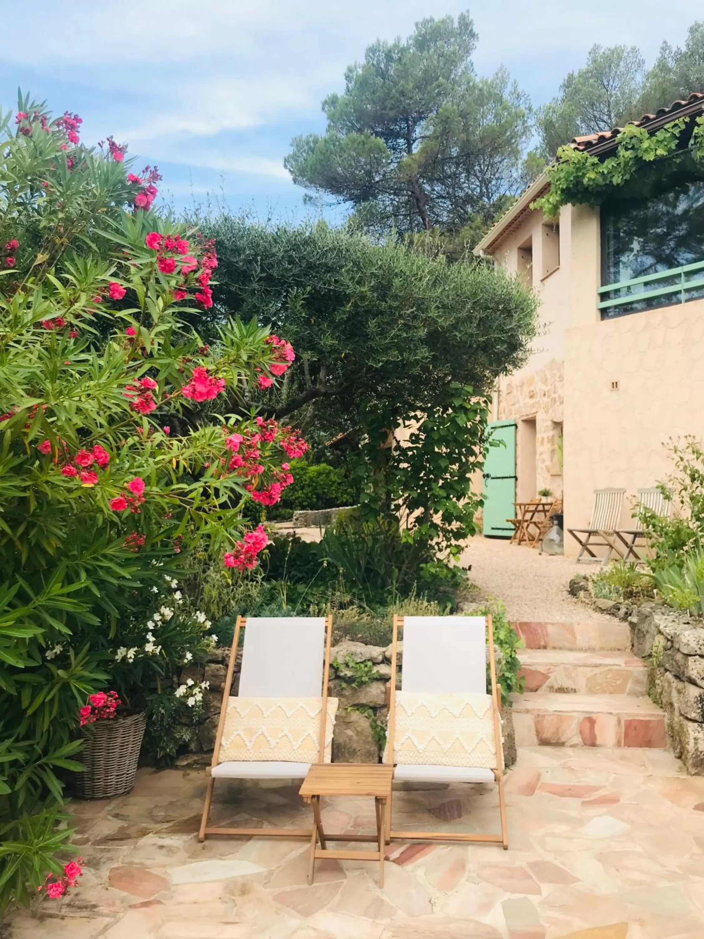 Garden in Les Bosquets