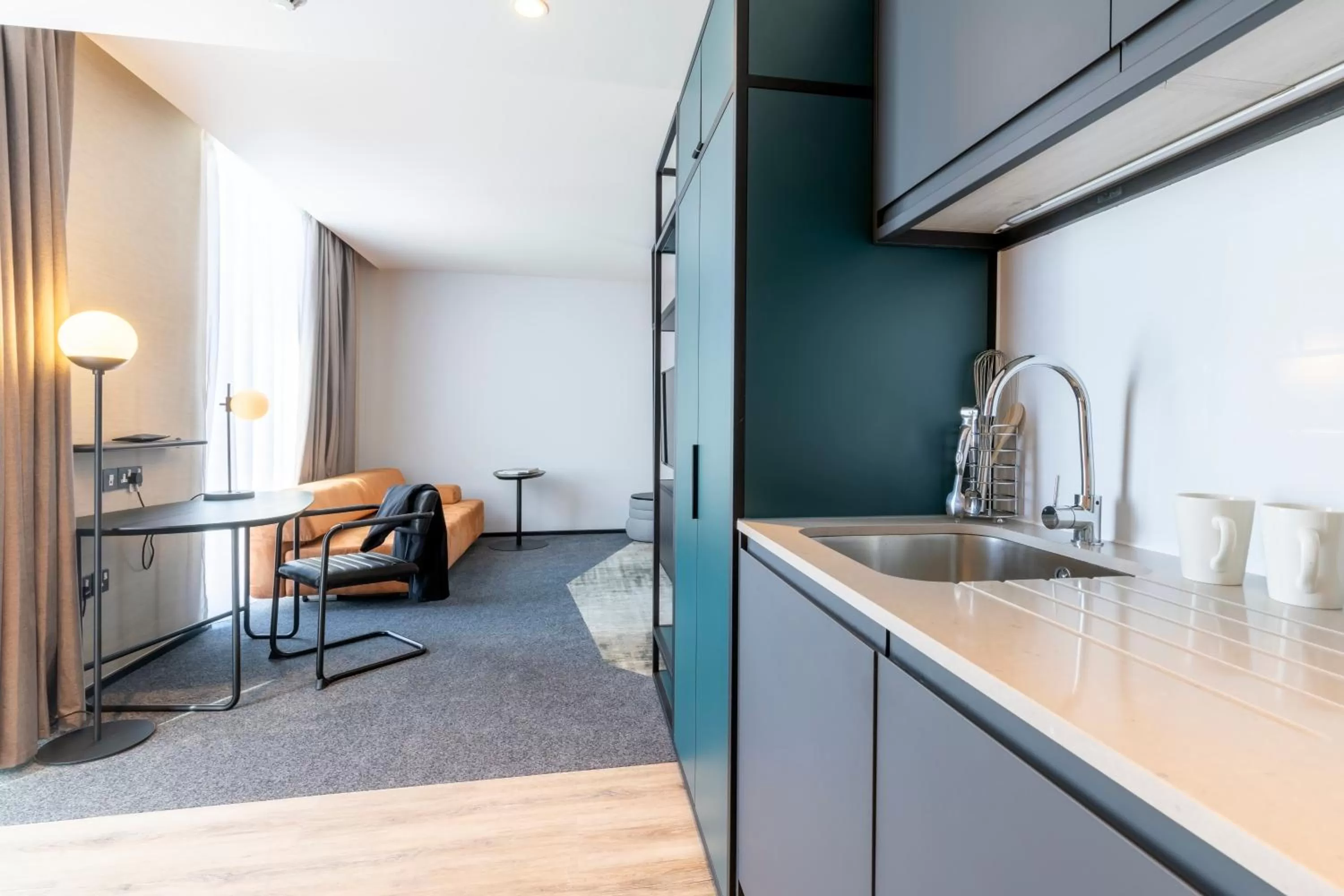 Kitchen or kitchenette in Novotel Liverpool Paddington Village