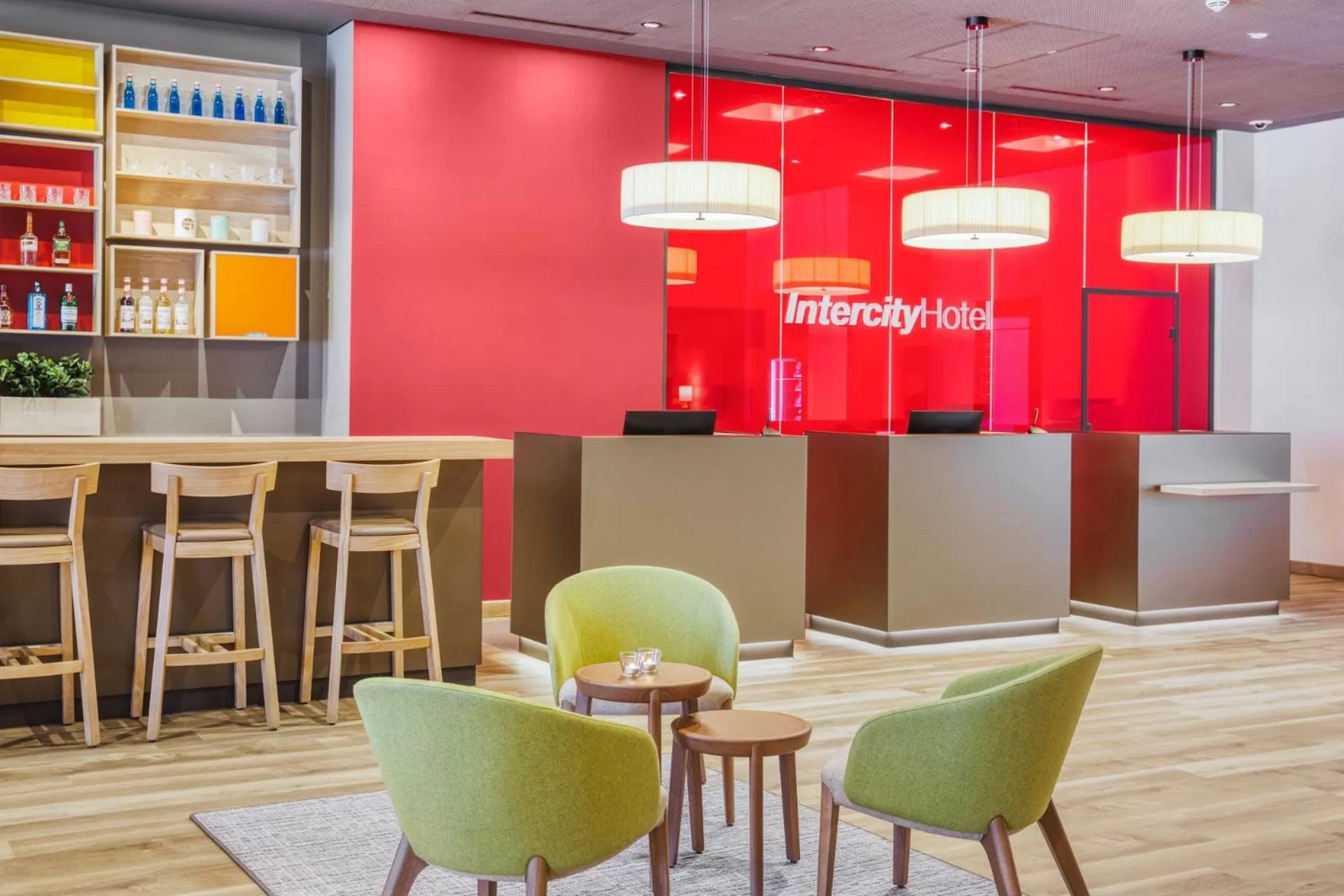 Lobby or reception in IntercityHotel Hamburg-Barmbek