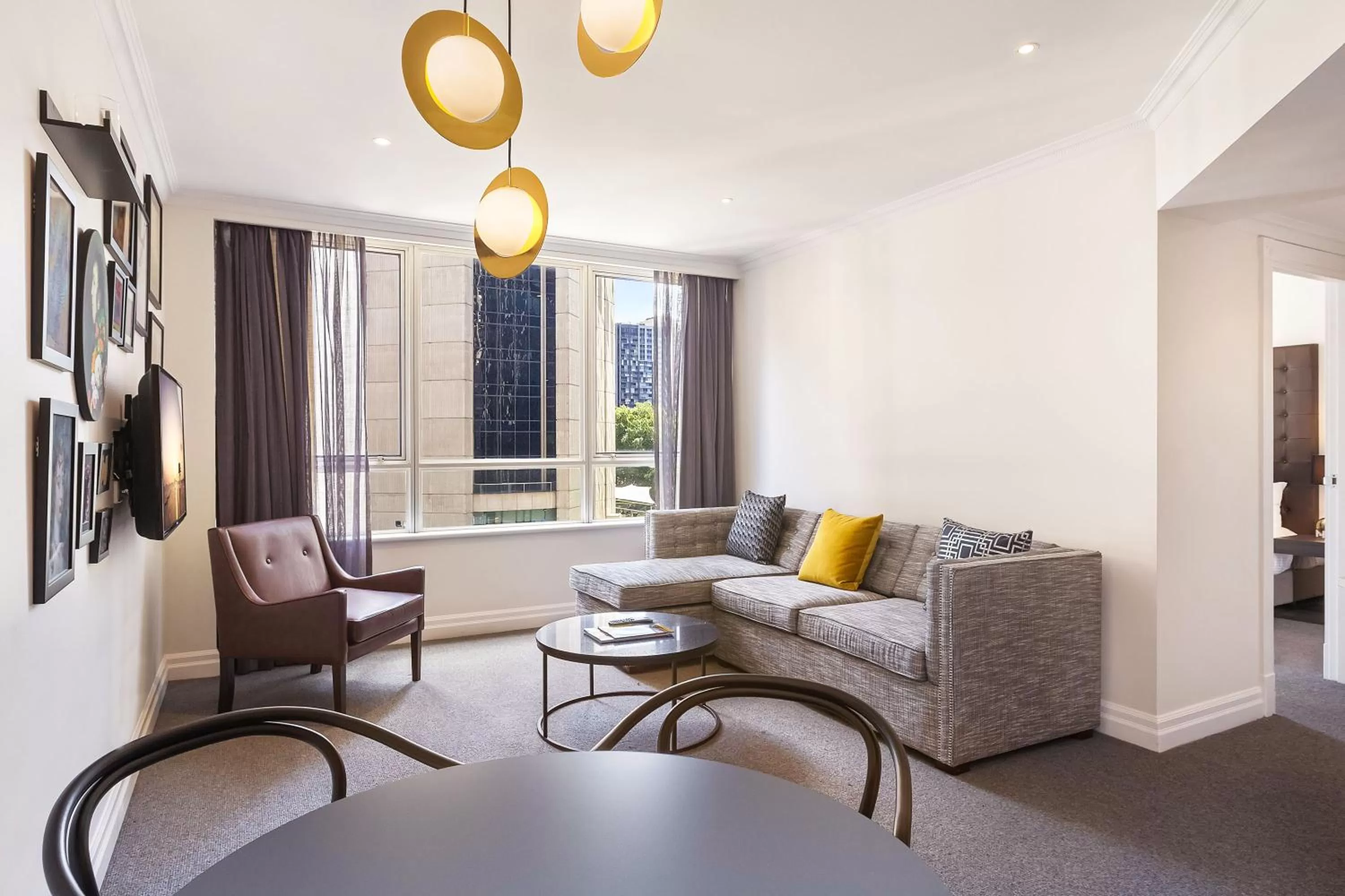 Living room in Mantra 2 Bond Street