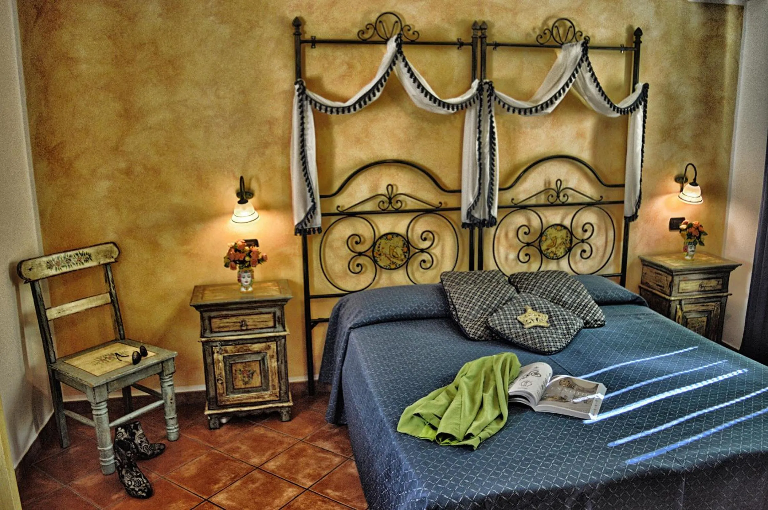 Bed in Hotel Victoria