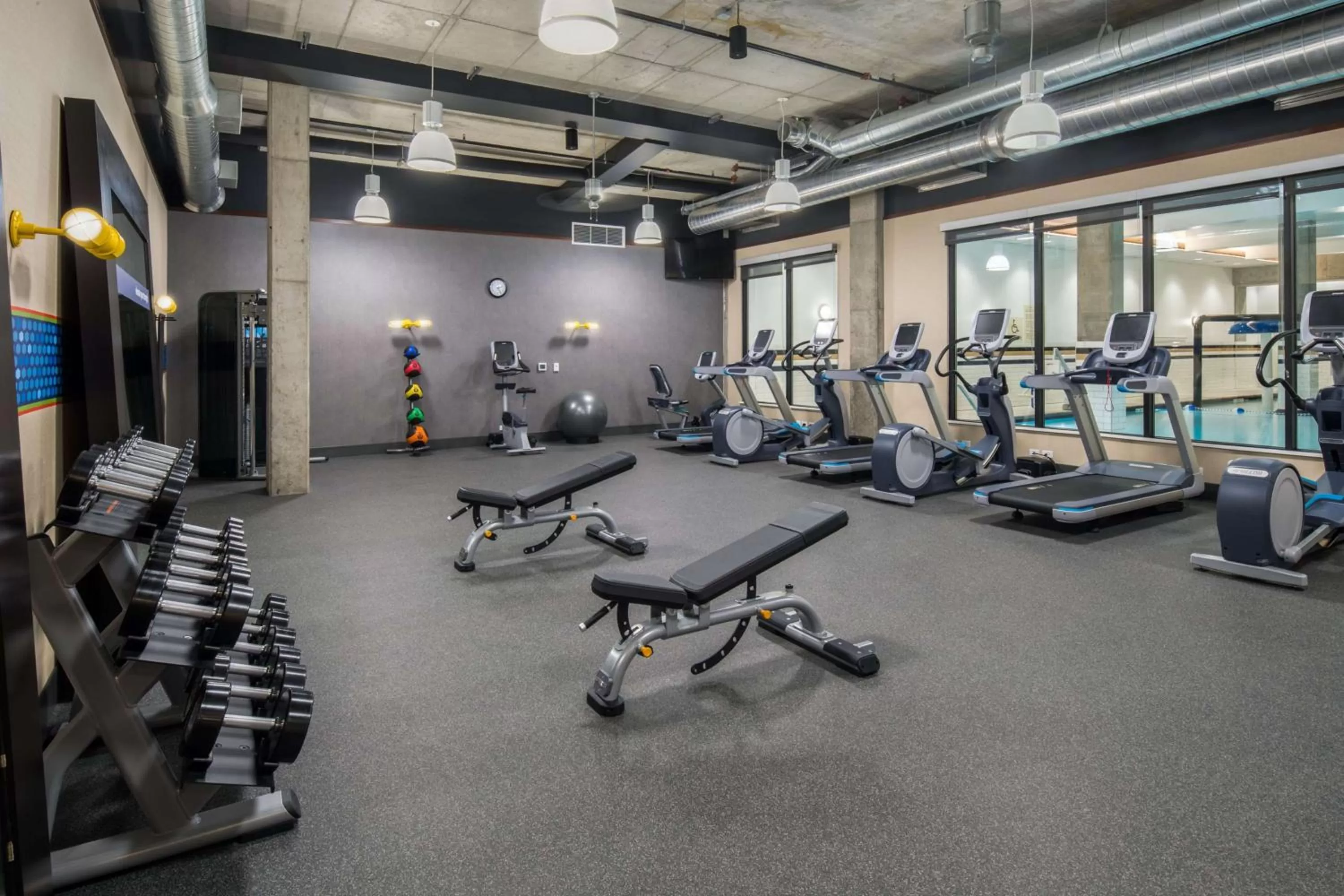 Fitness centre/facilities in Hampton Inn And Suites By Hilton Portland-Pearl District