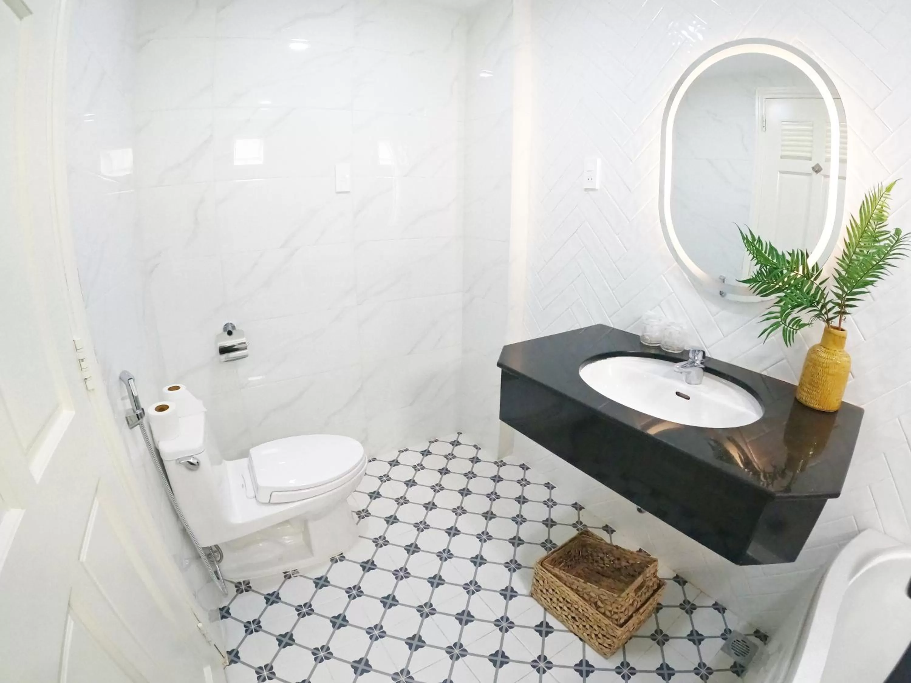 Bathroom in Dinh Phat Hotel