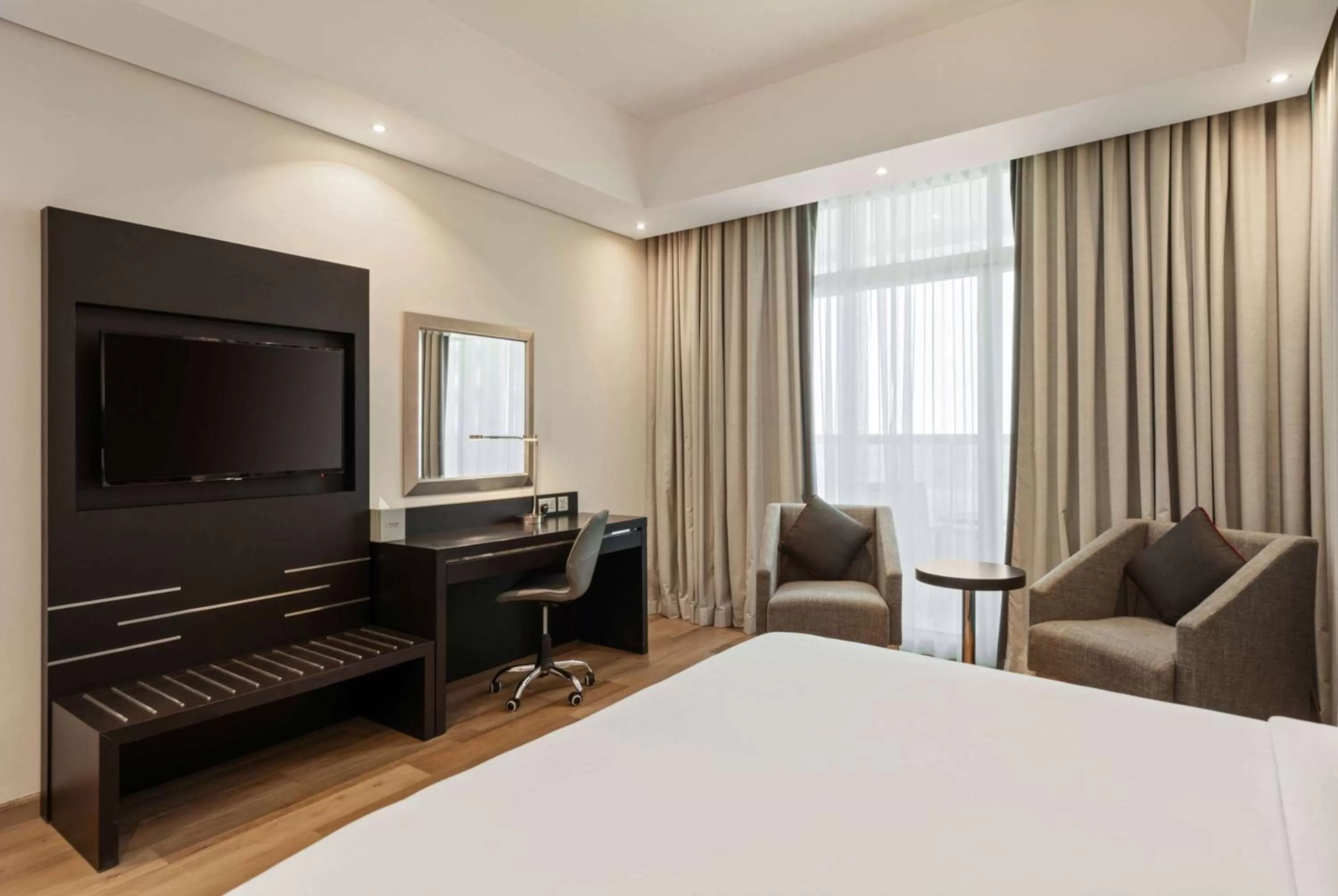 Photo of the whole room, Bed in Ramada by Wyndham Dubai Barsha Heights
