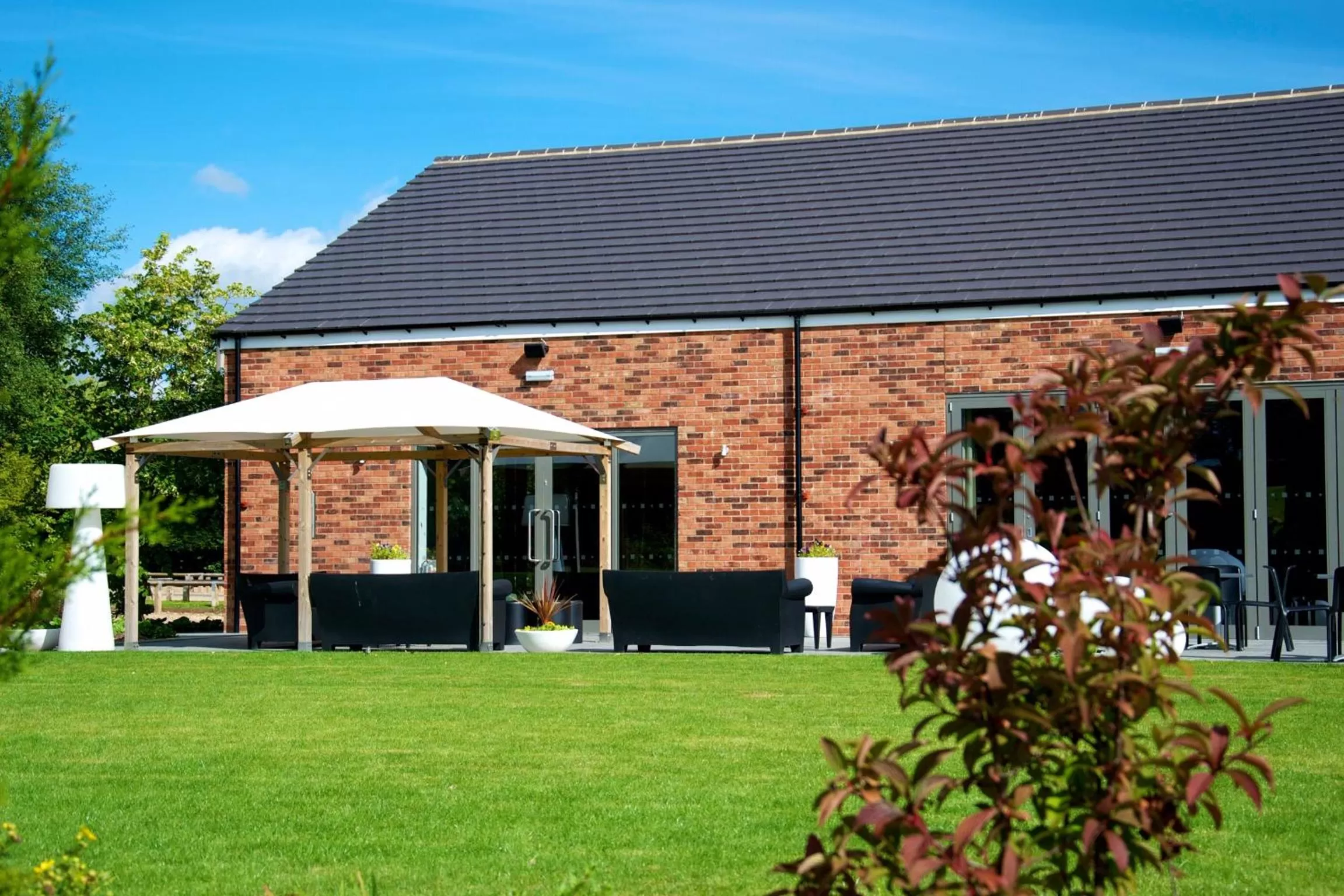 Patio in Brackenborough Hotel, BW Signature Collection