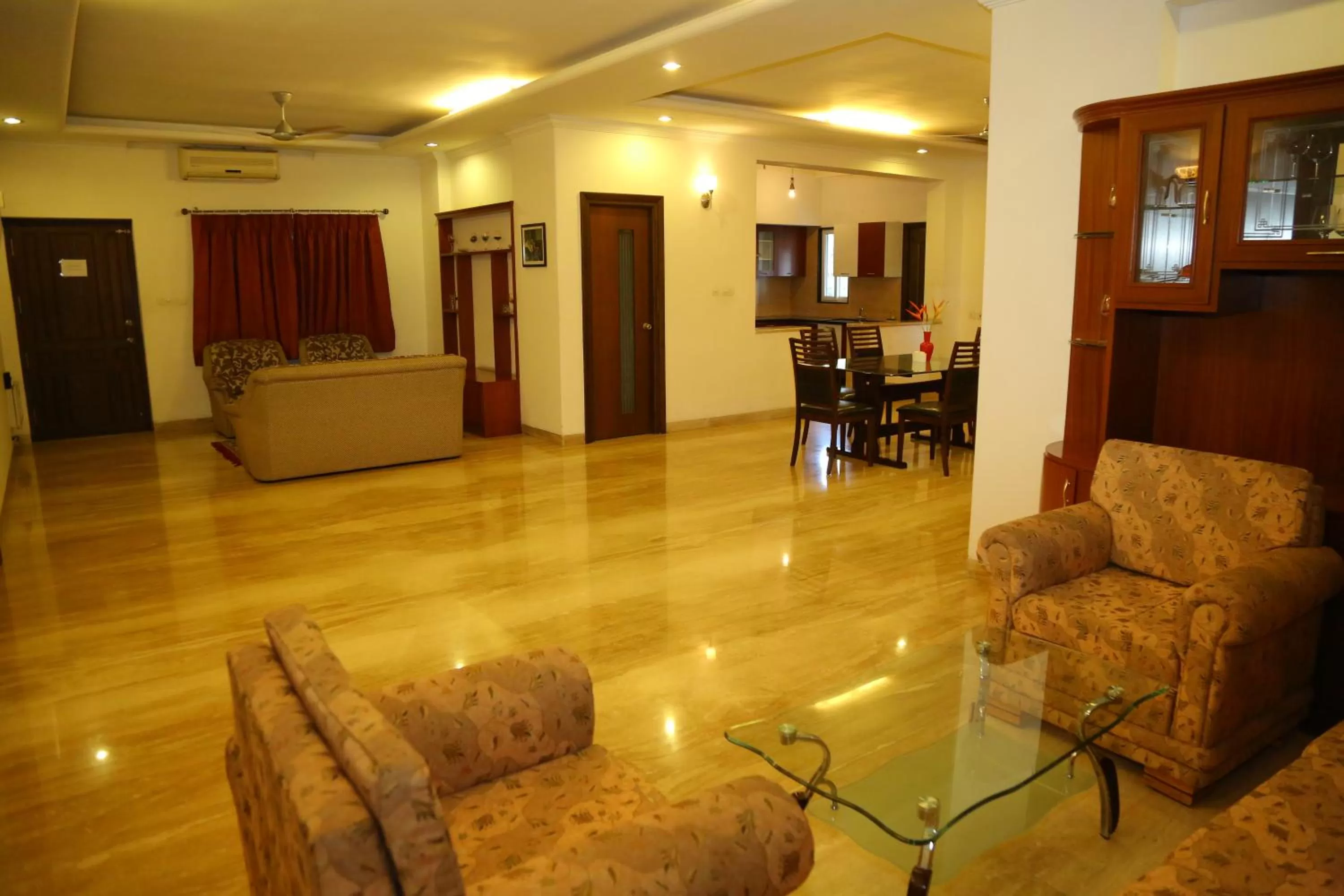Living room in Swan Suites Madhapur