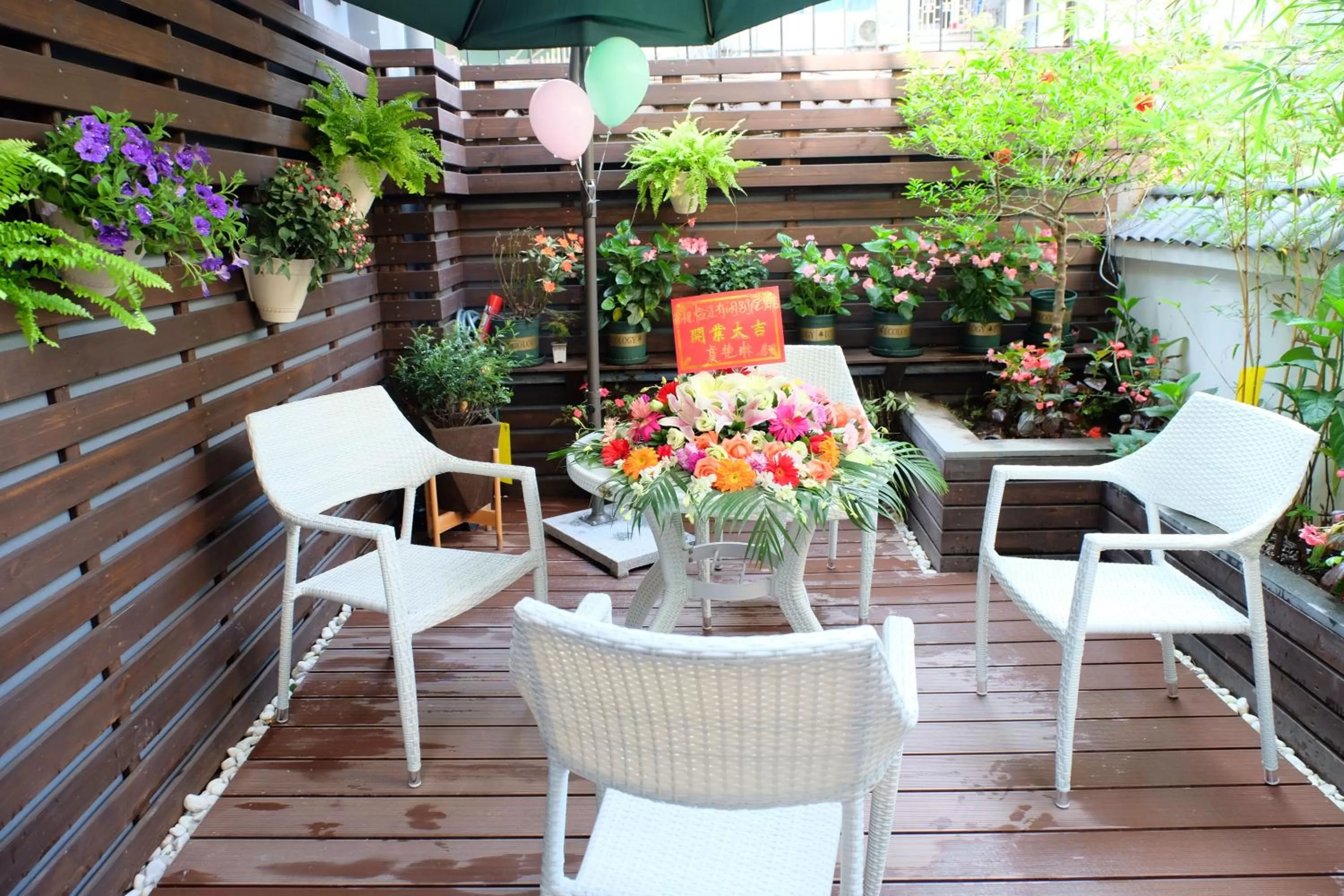 Garden in Li River Resort Villa Hotel