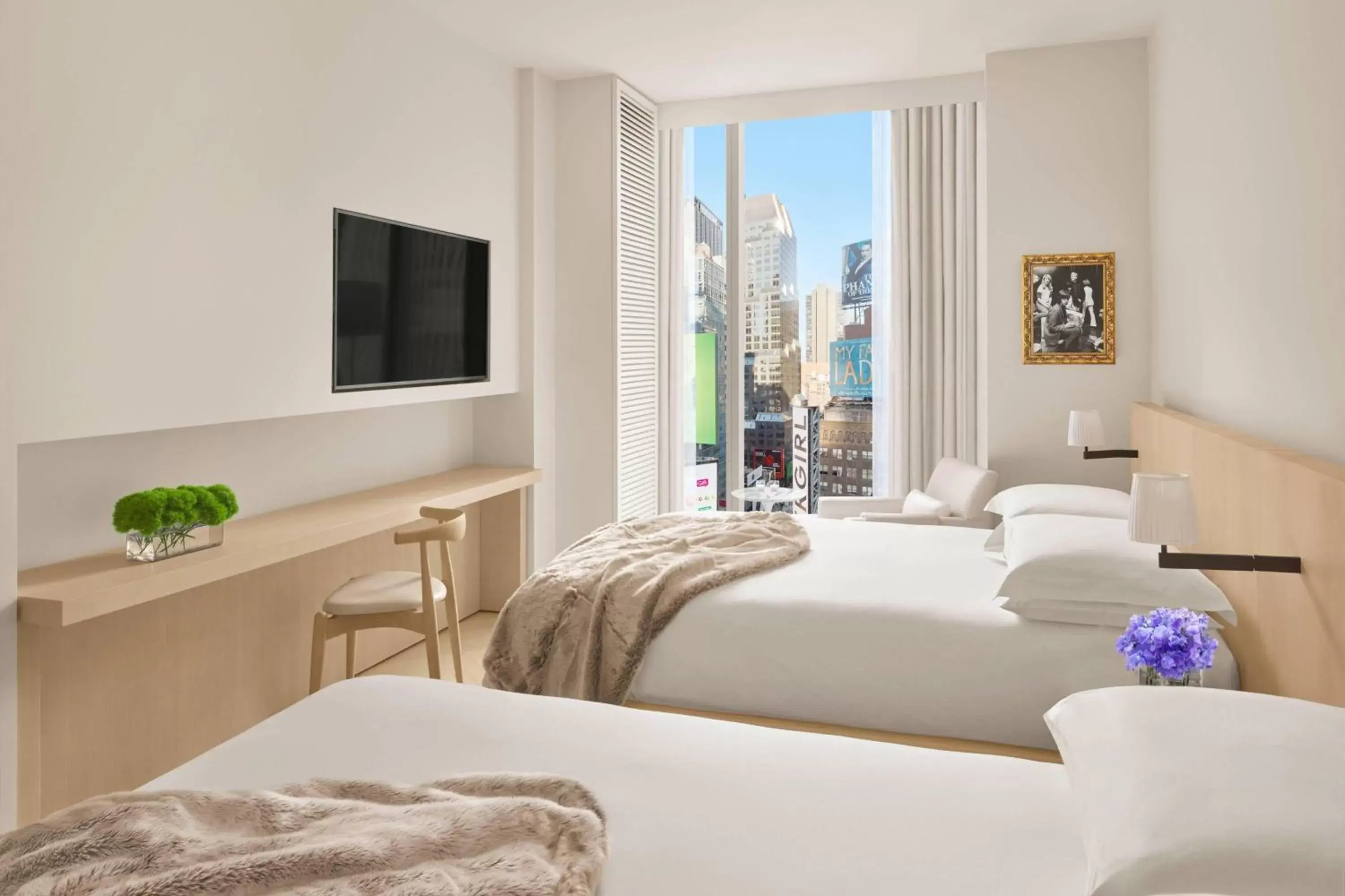 Deluxe Double Room with Two Double Beds in The Times Square EDITION New York Deluxe Double Room with Two Double Beds in The Times Square EDITION New York
