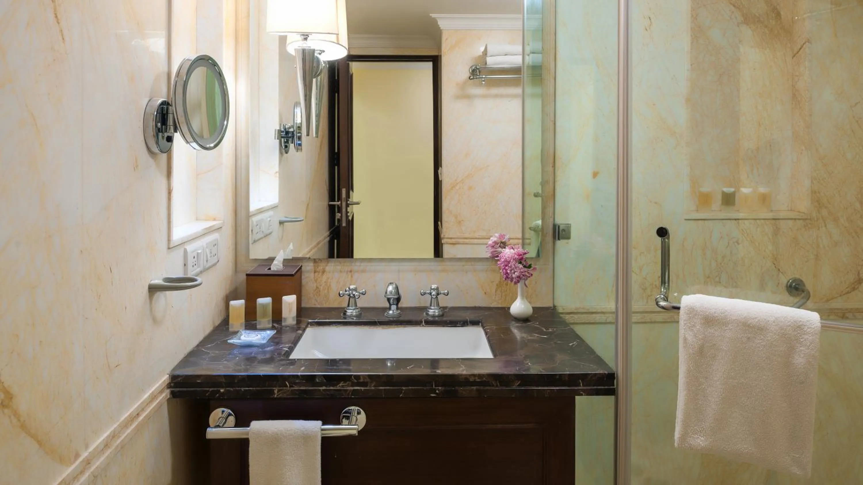 Bathroom in The Claridges Nabha Residence