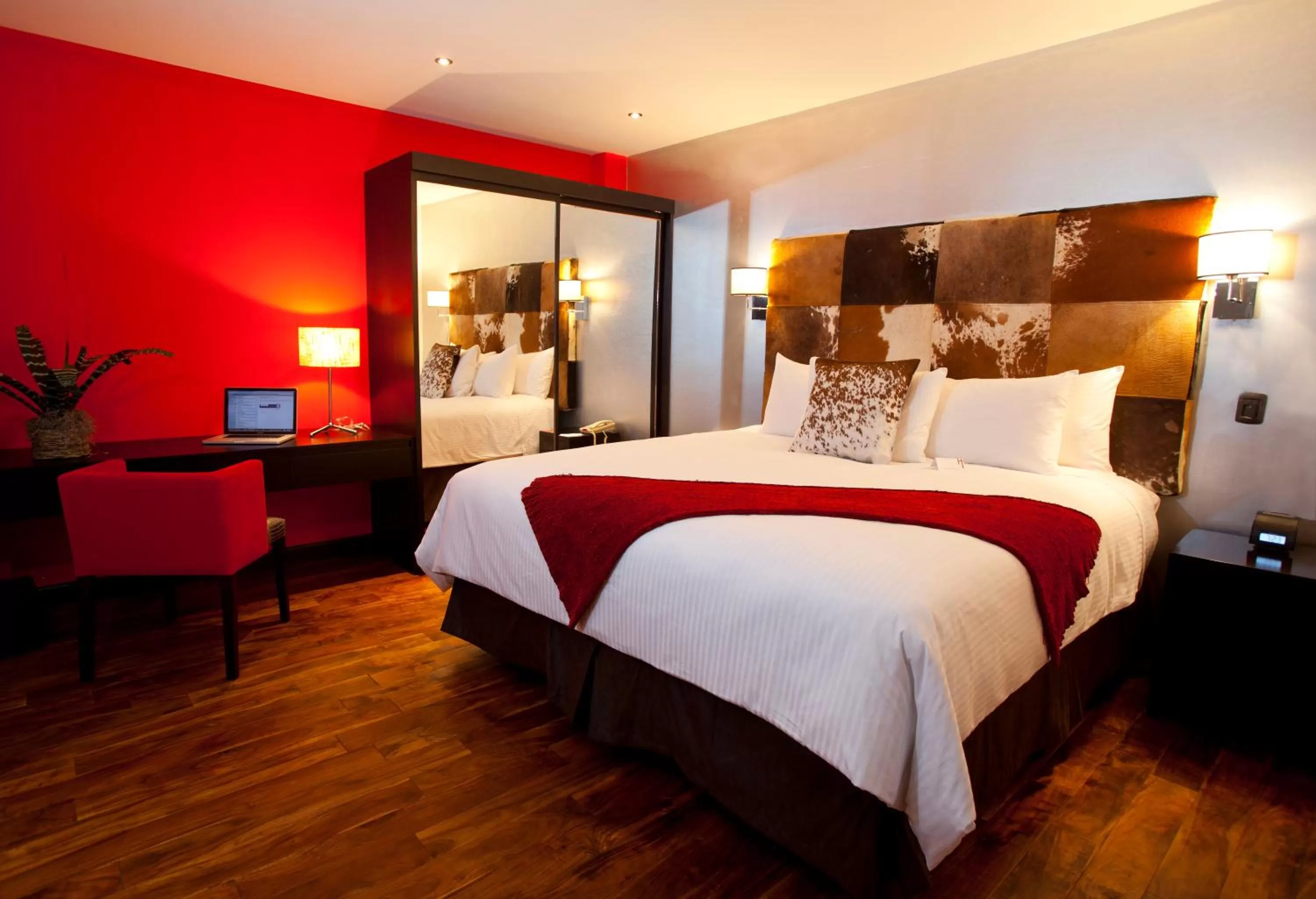 Bed in La Inmaculada Hotel