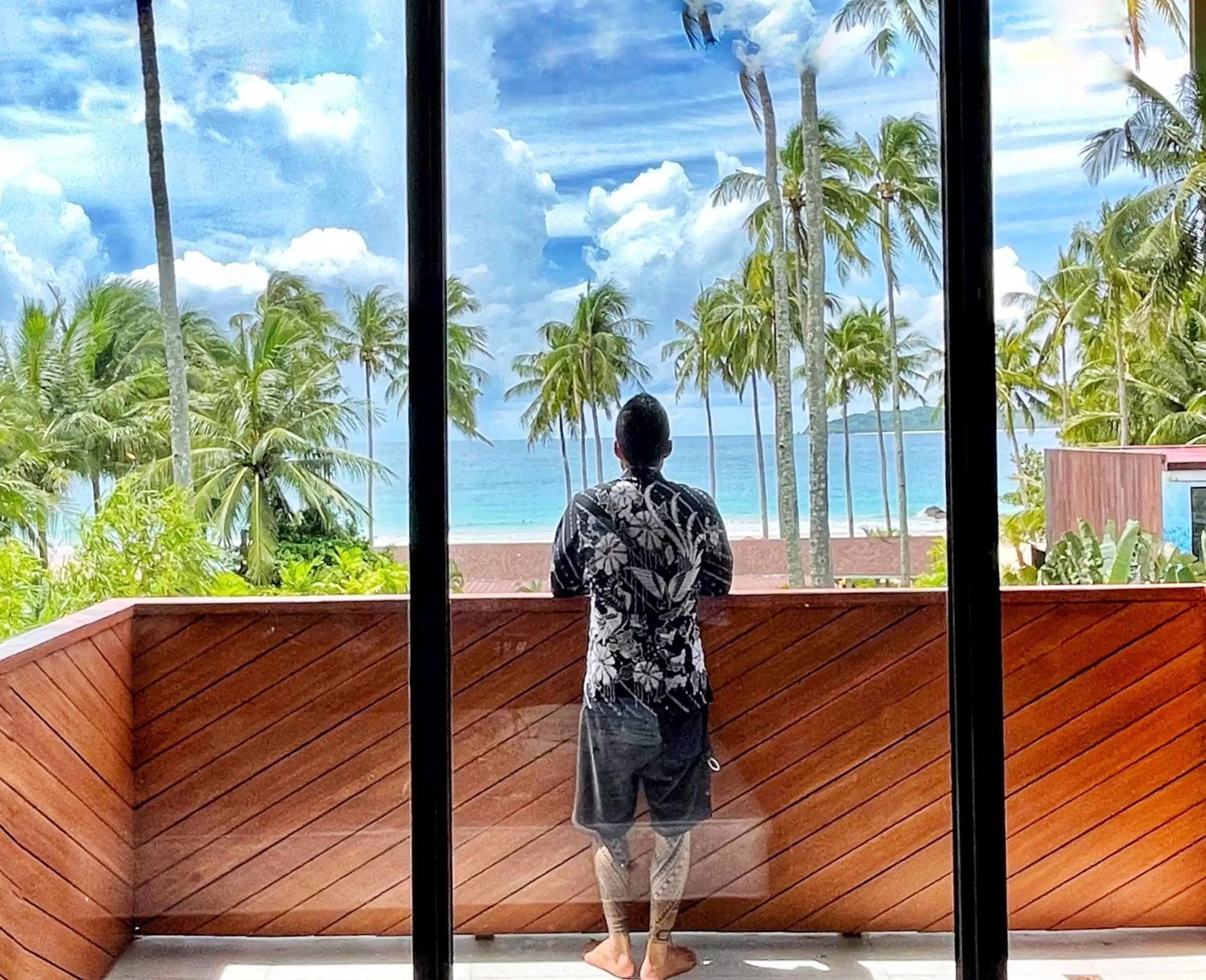 Balcony/Terrace in Nacpan Beach Resort Managed by H Hospitality Group