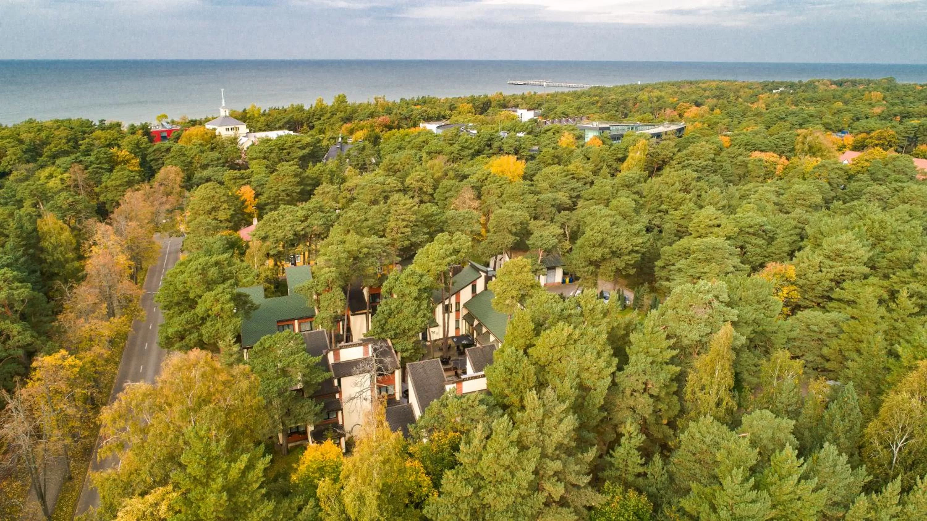 Bird's eye view in Palanga Park Hotel