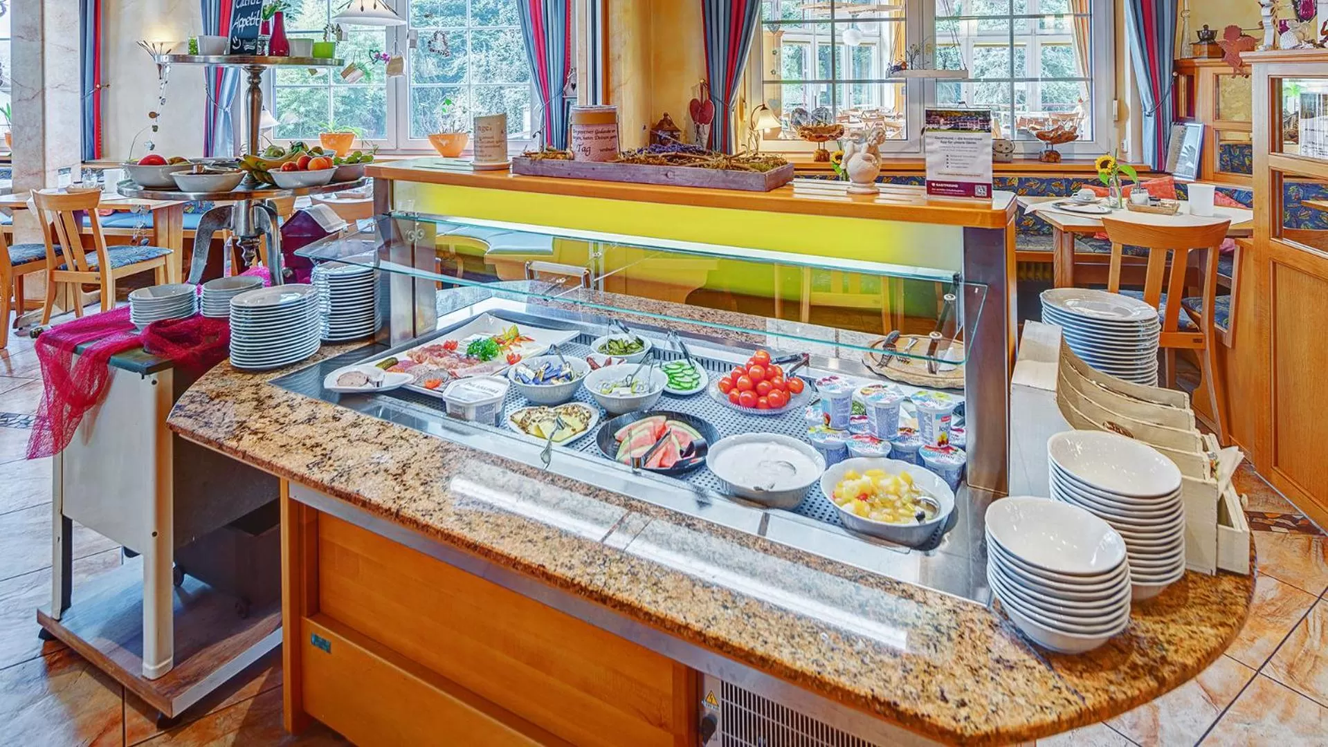 Buffet breakfast in Hotel Christel