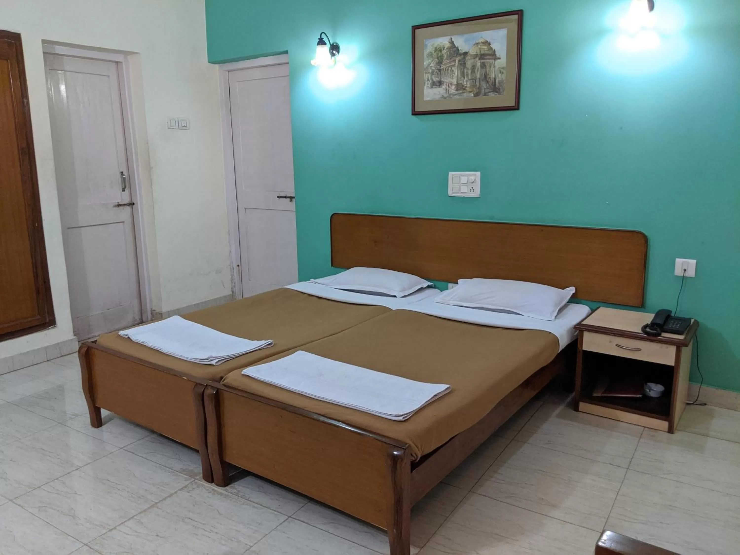 Bed in Farmagudi Residency