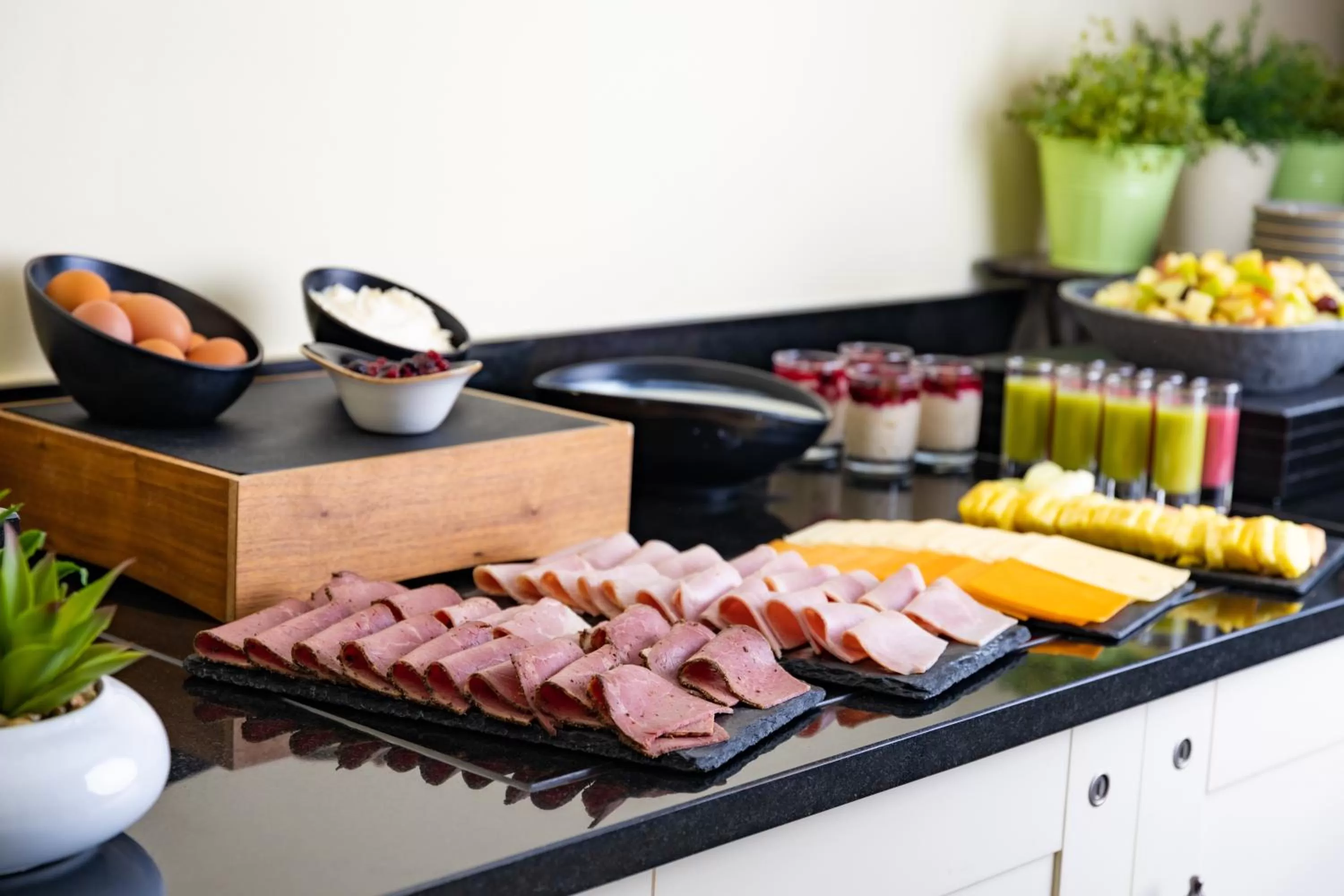 Continental breakfast in The Goodenough Hotel London