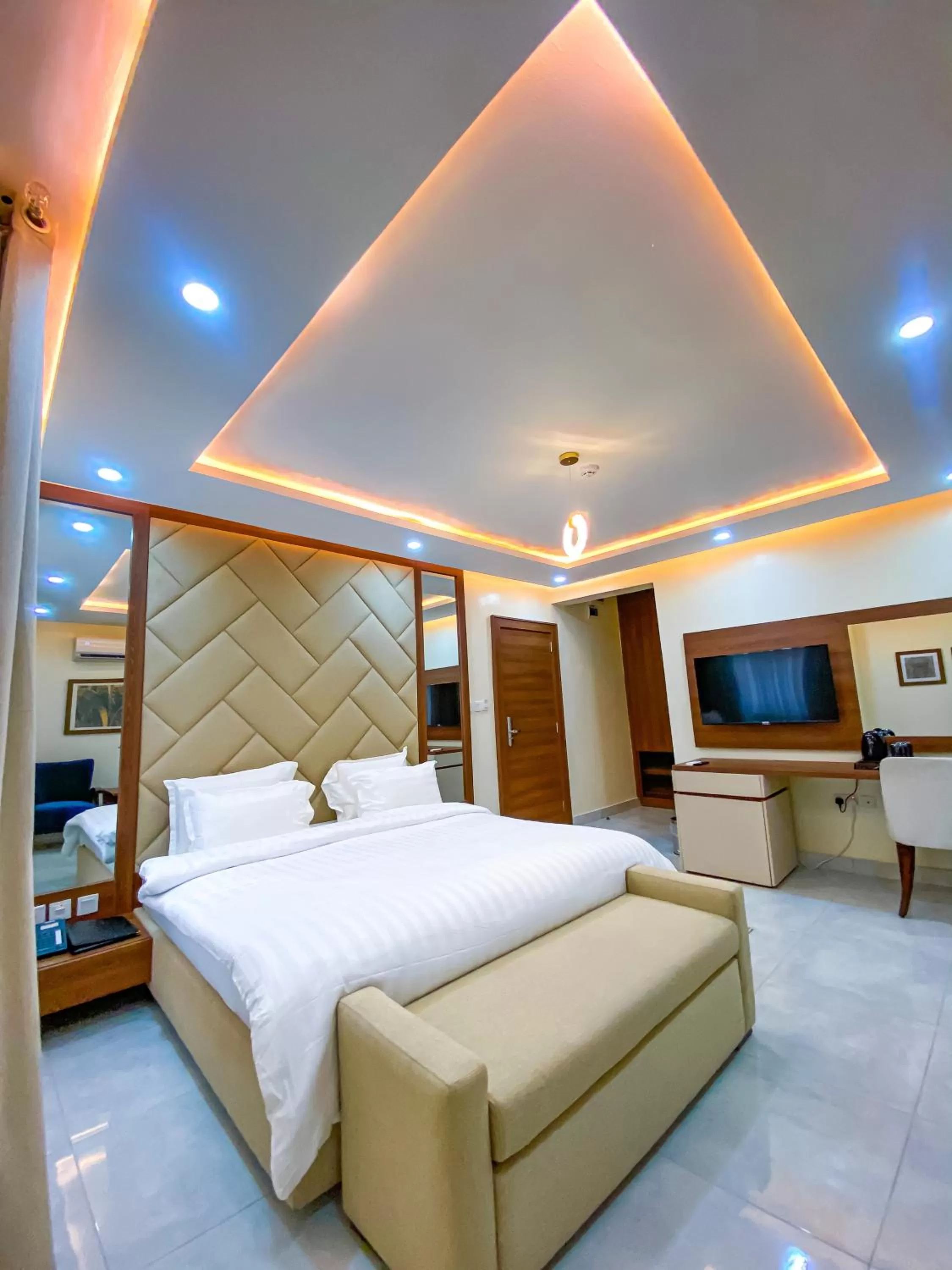 Bed in Plush Hotel,Abuja