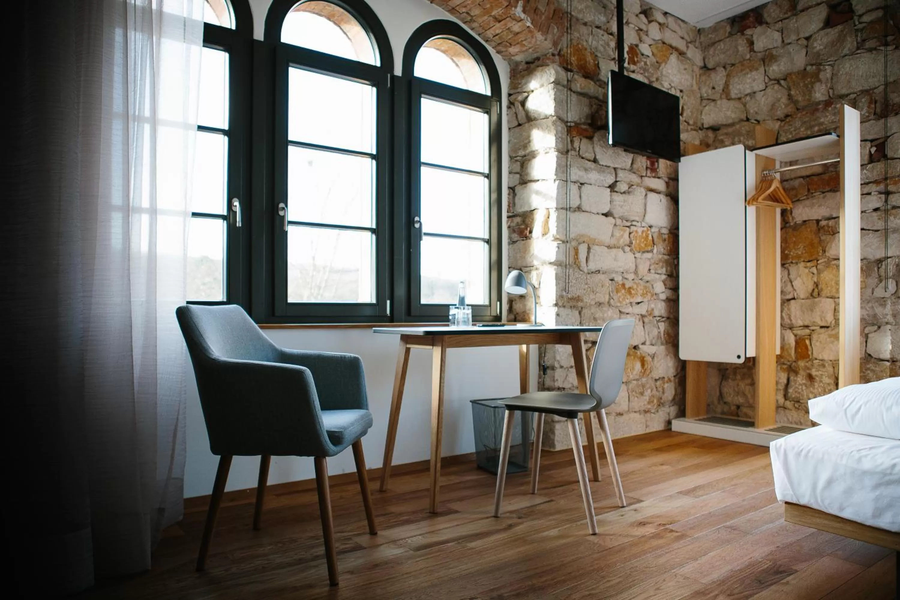 Decorative detail, Bed in OX Hotel Altes Spital