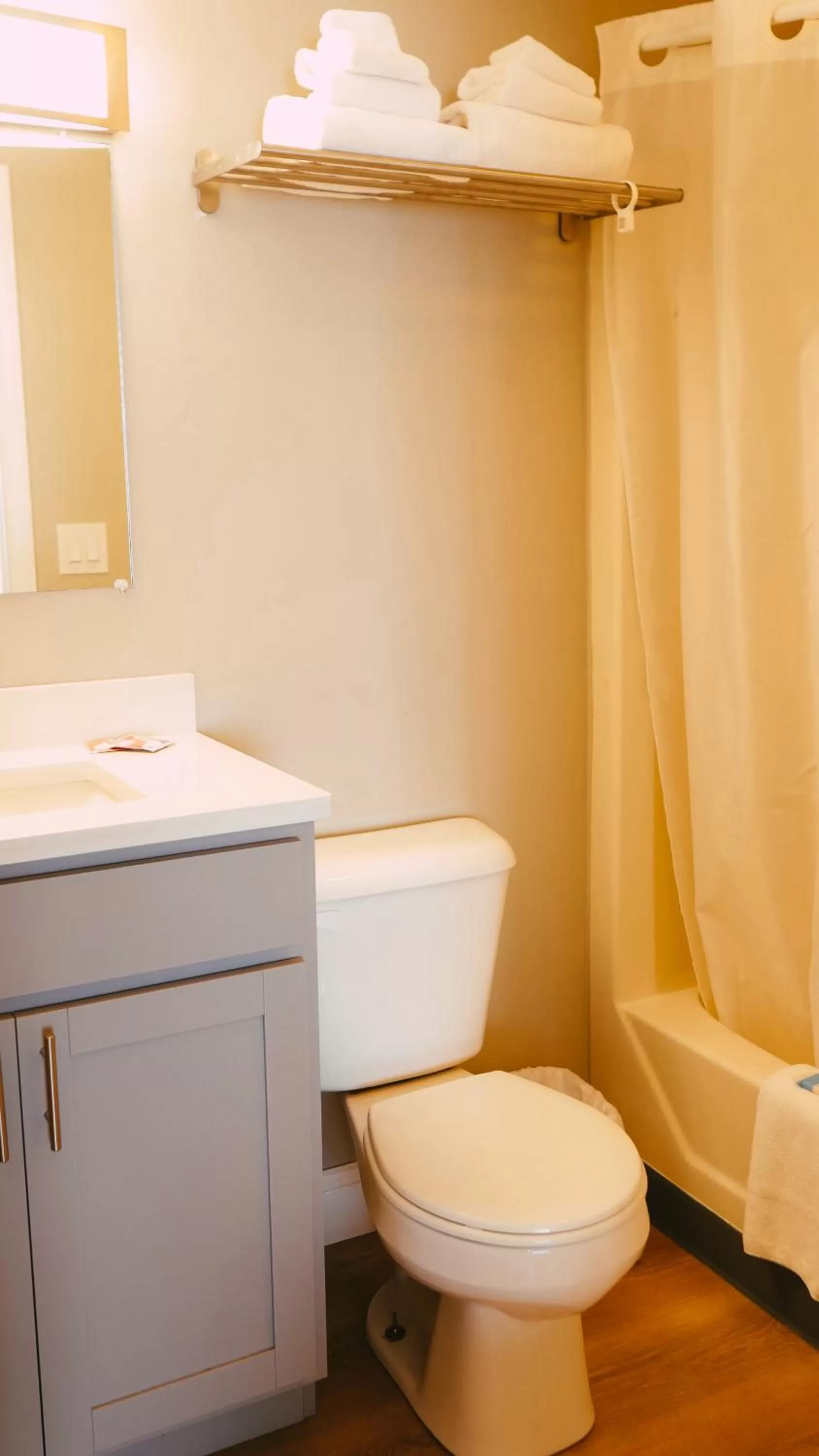 Bathroom in The Atlantic Motel