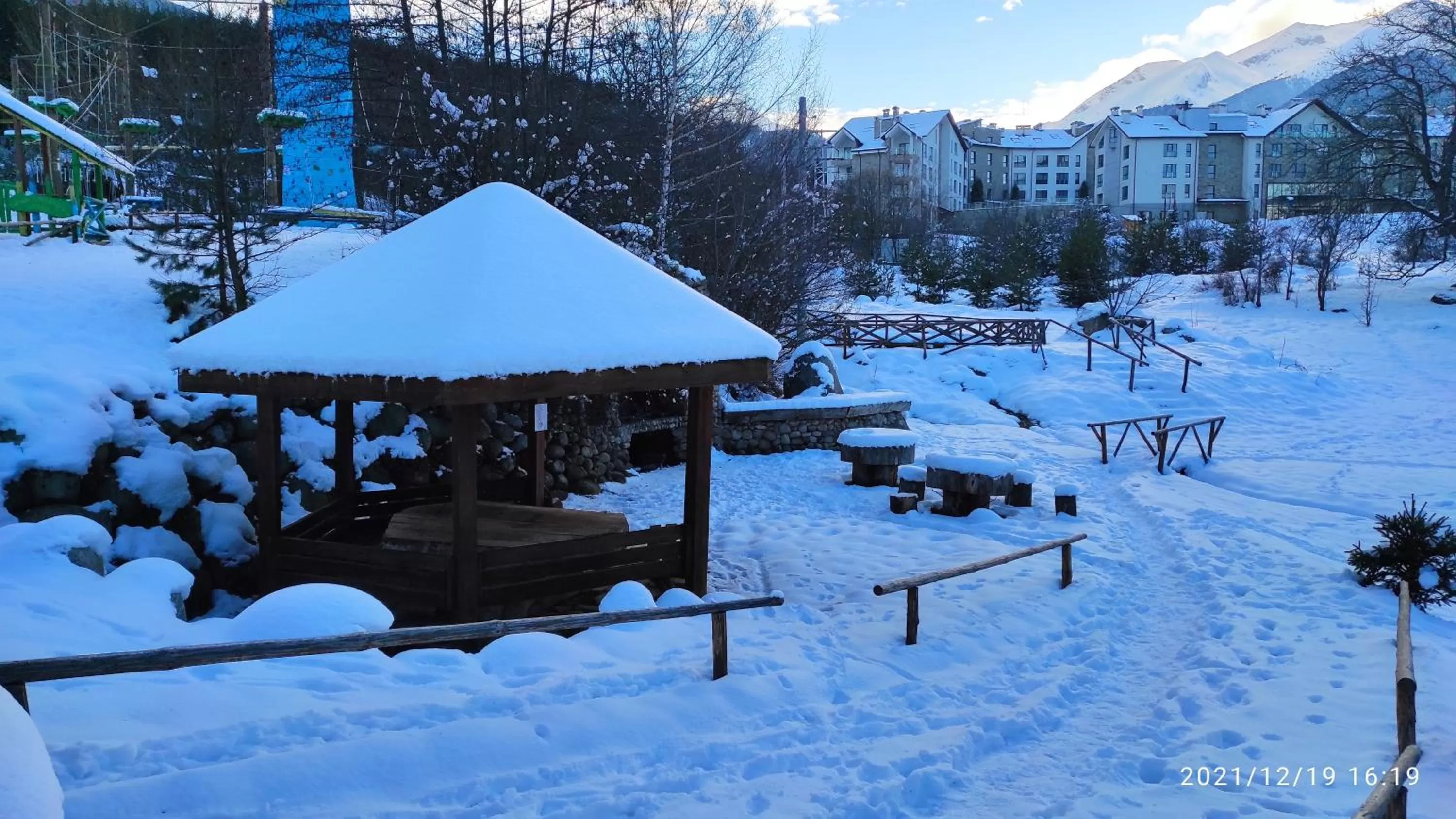 Property building, Winter in Studio D06, Green Life Bansko