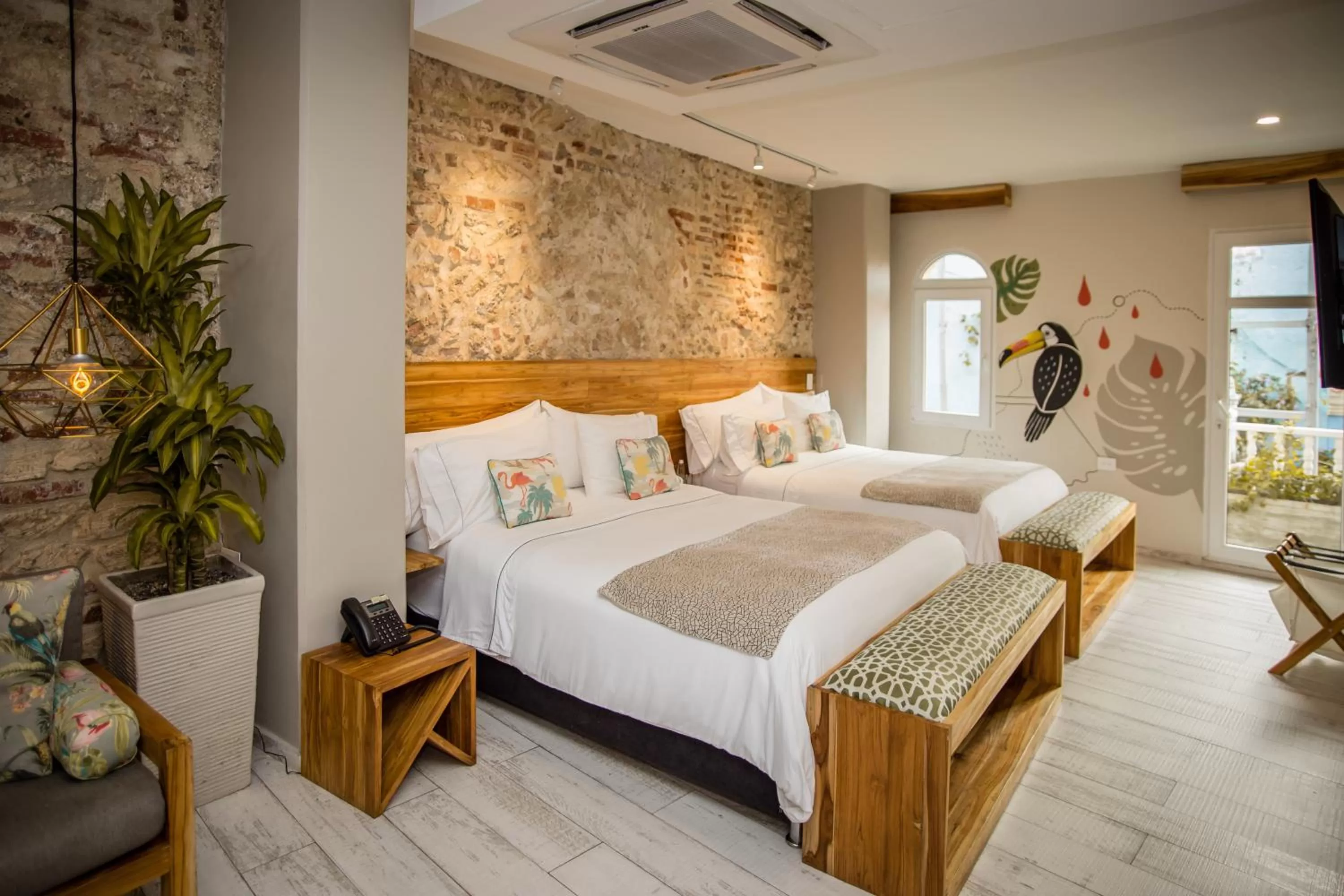 Bed in Townhouse Boutique Hotel