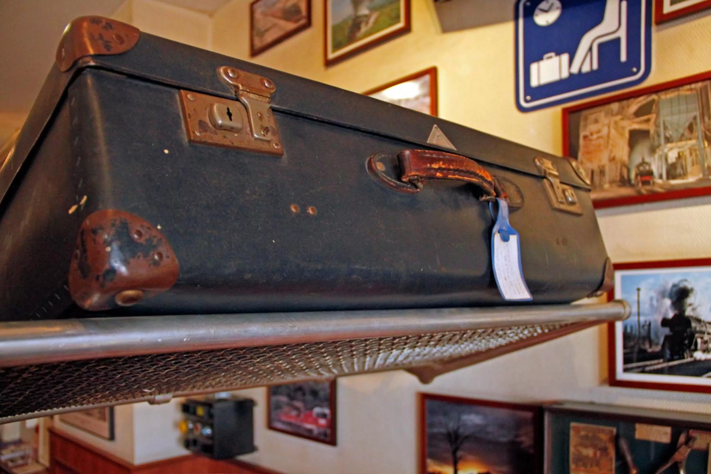 Decorative detail in A-Train Hotel