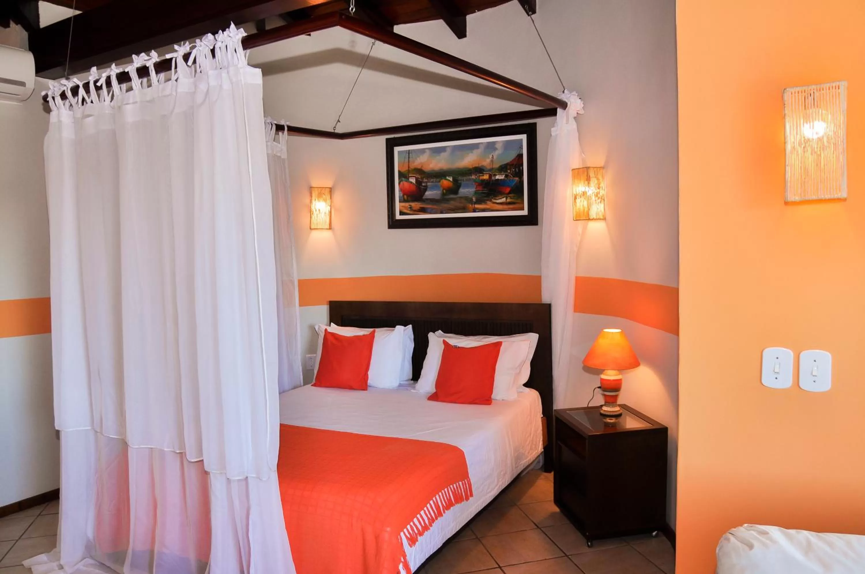 Bed in Pousada dos Guardiões