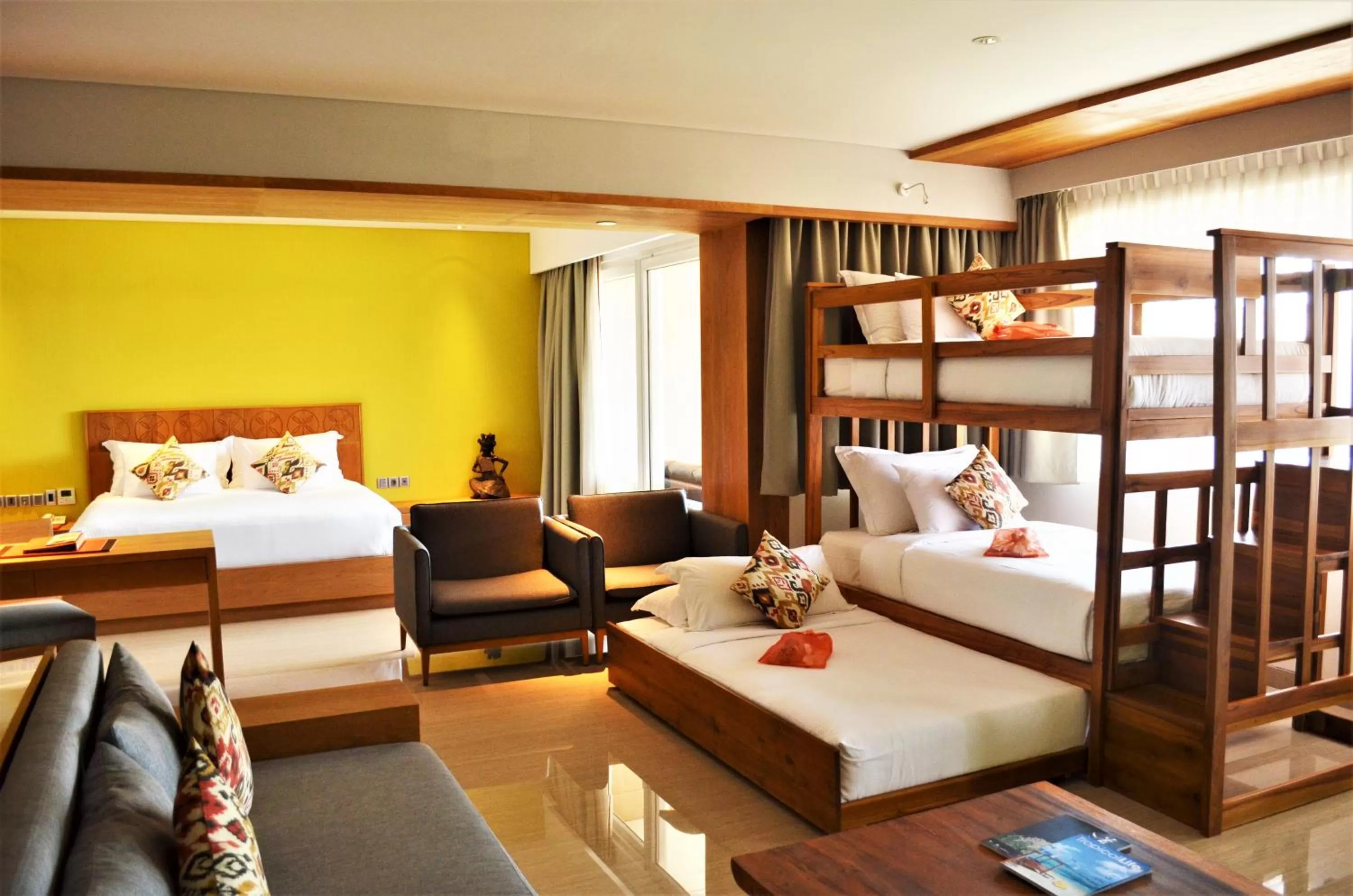 Photo of the whole room, Bed in Hotel Nikko Bali Benoa Beach