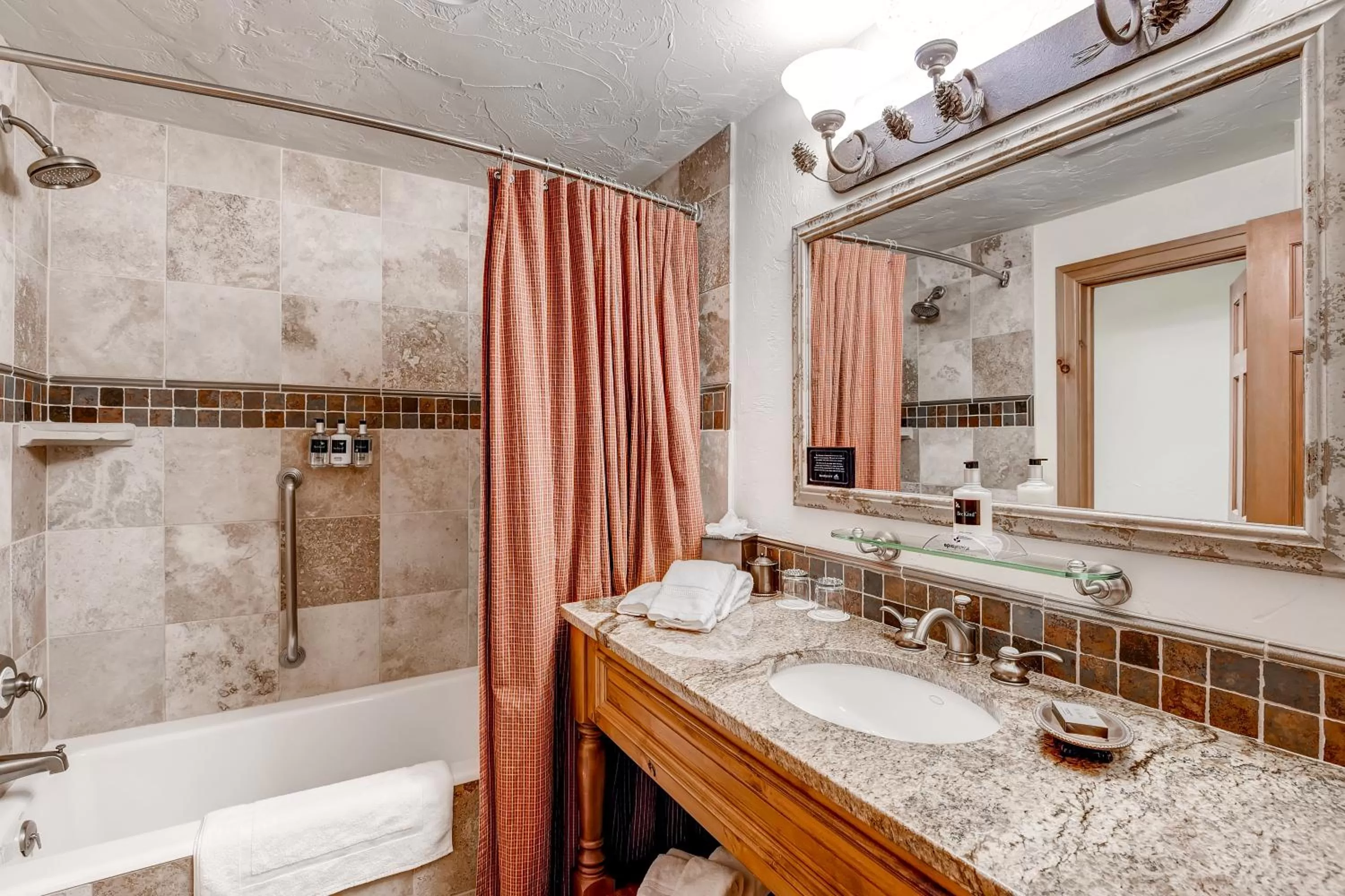 Bathroom in The Pines Lodge, a RockResort, by Vail Resorts