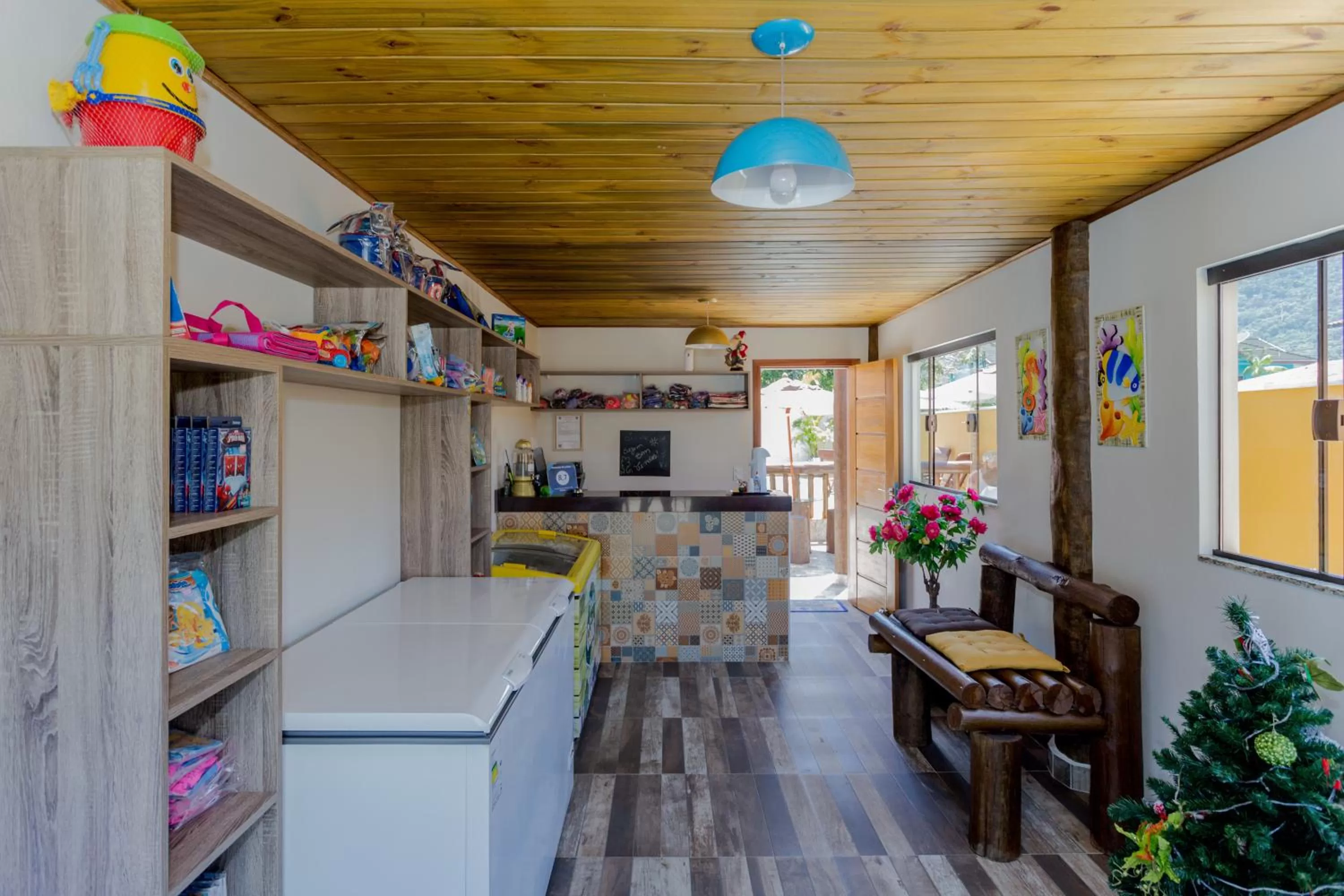 Lobby or reception in Pousada Chalés do Julião