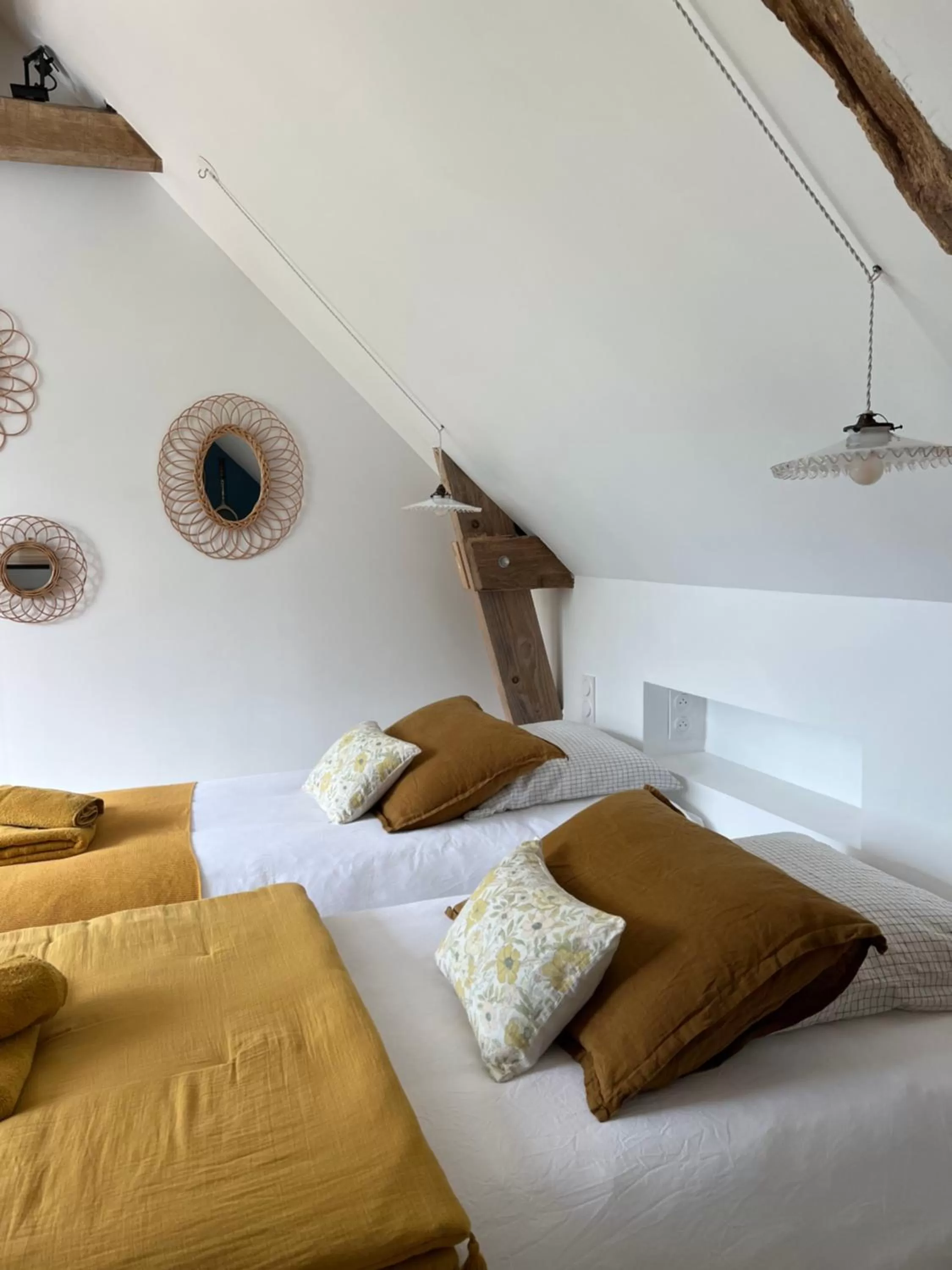 Bed in Le Logis de la Lettre