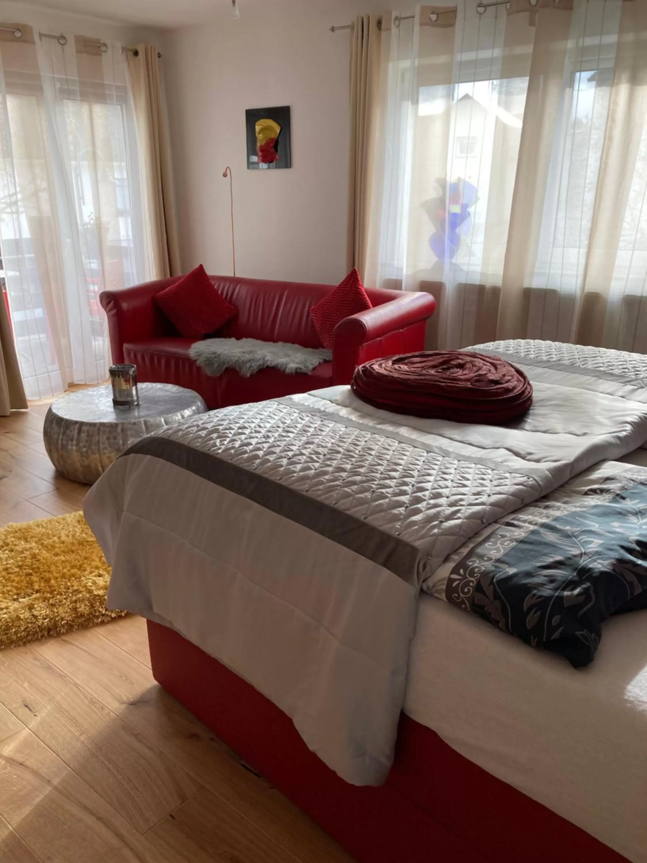 Bed in Gaestehaus Klaus