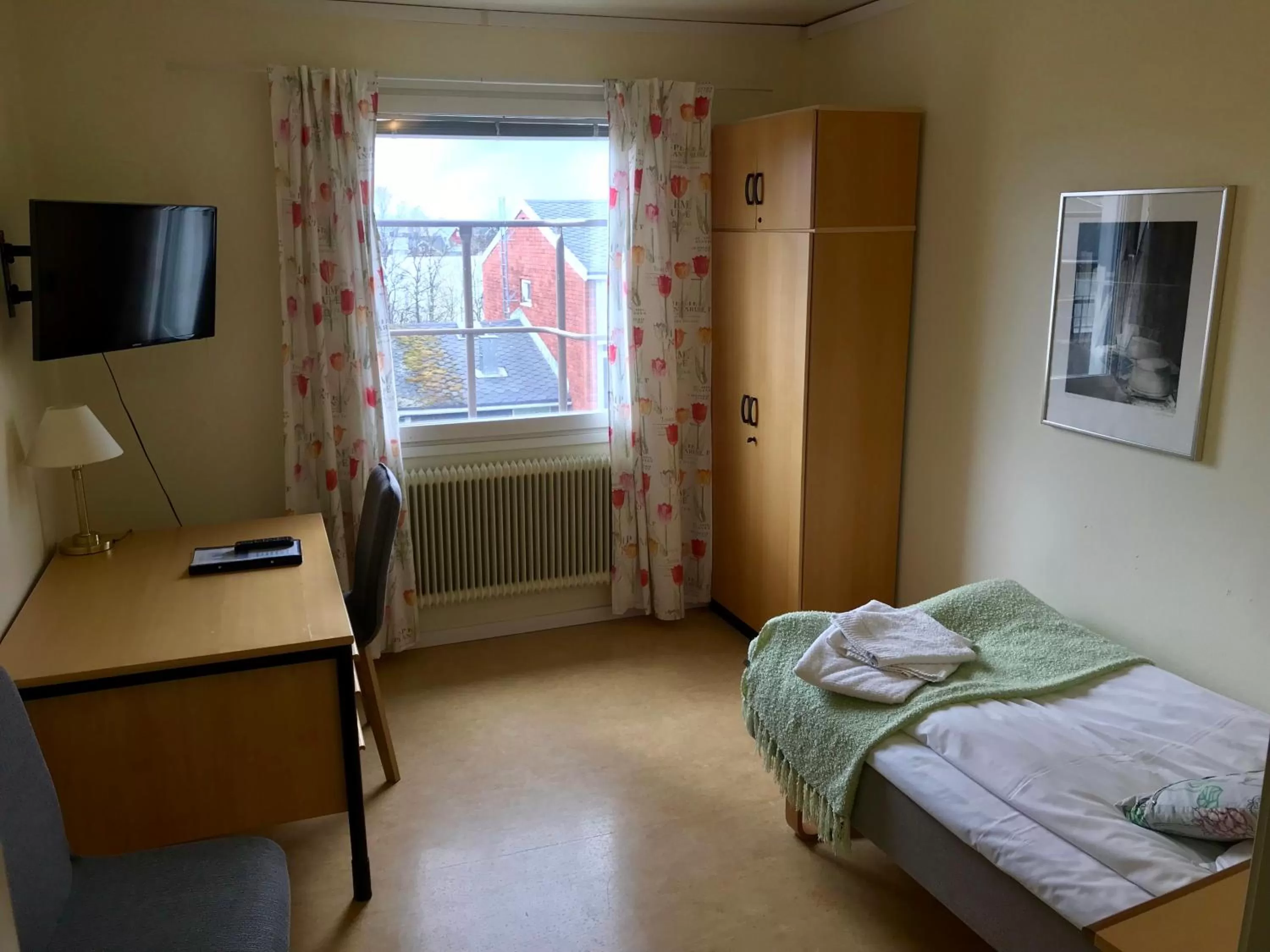 Bed in STF Malmfältens Folkhögskola