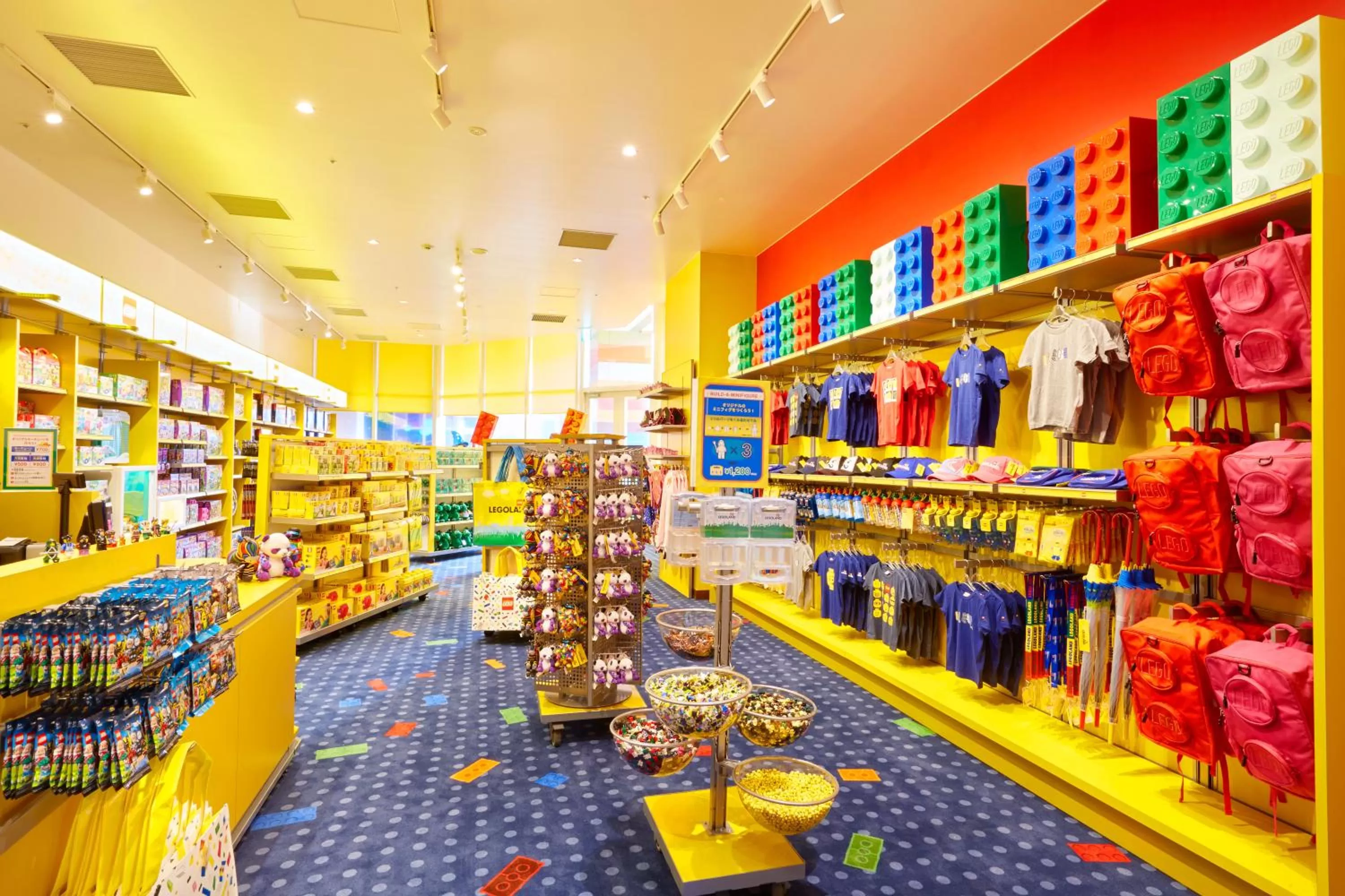 On-site shops in LEGOLAND Japan Hotel