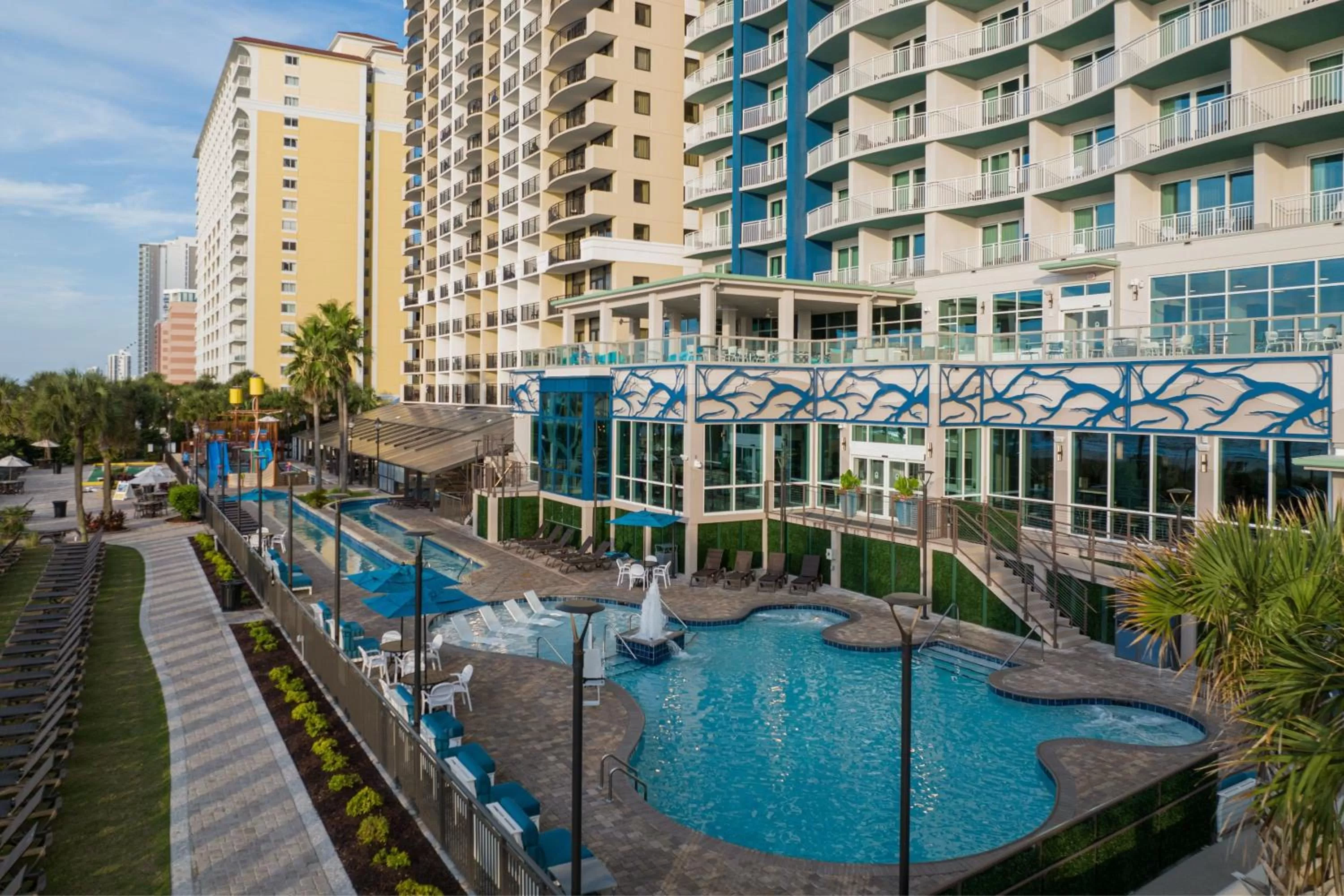 Swimming pool in SpringHill Suites by Marriott Myrtle Beach Oceanfront