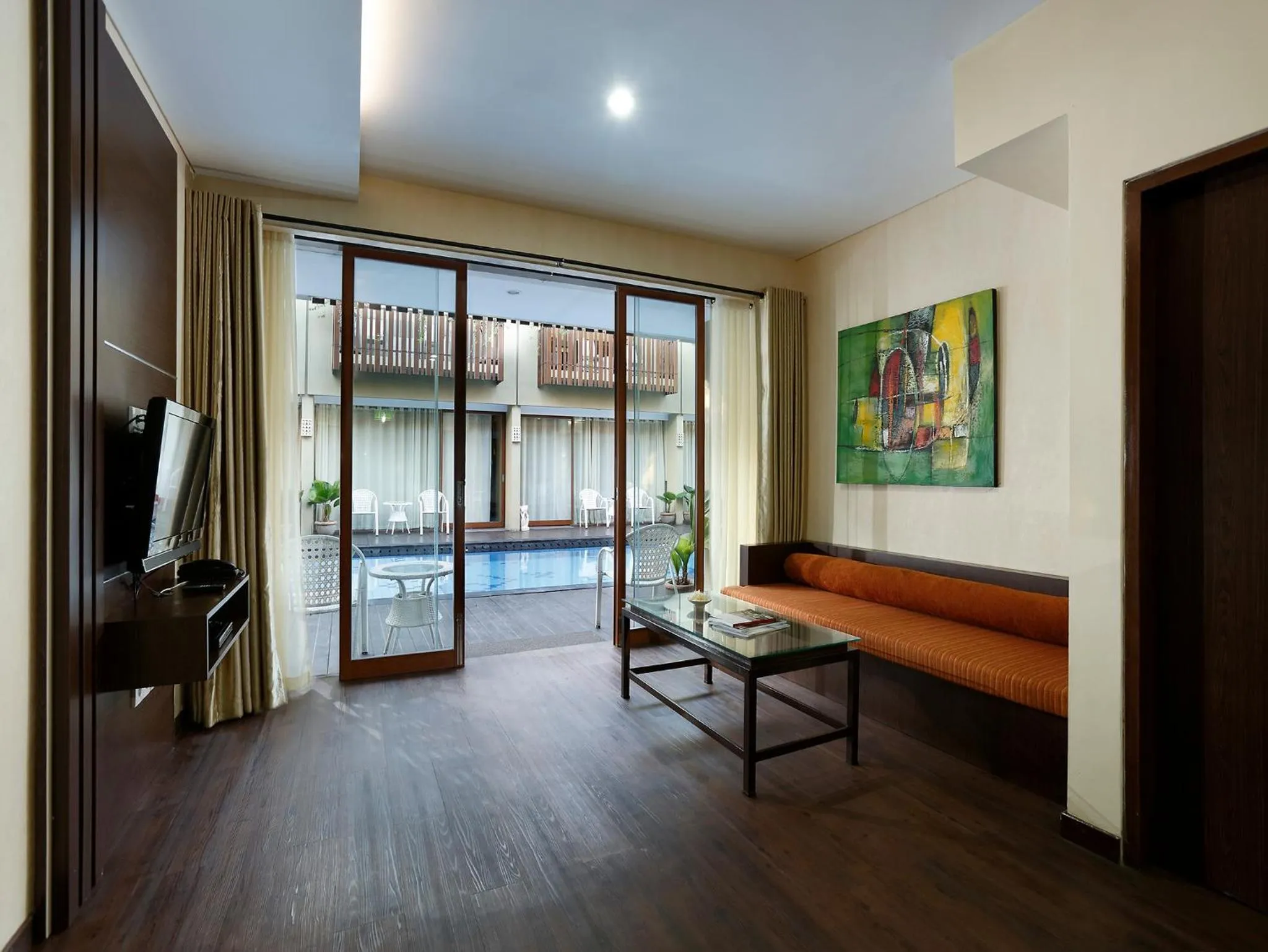 Living room in Devata Suites and Residence
